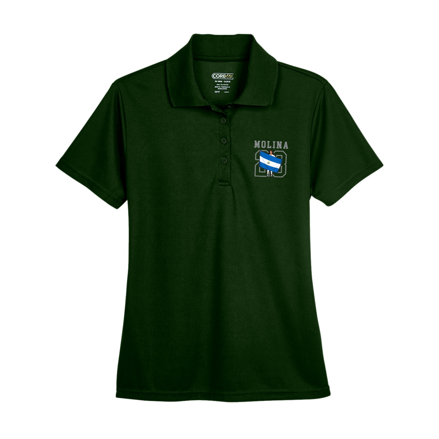 Womens Performance Polo — Shirsey in Green