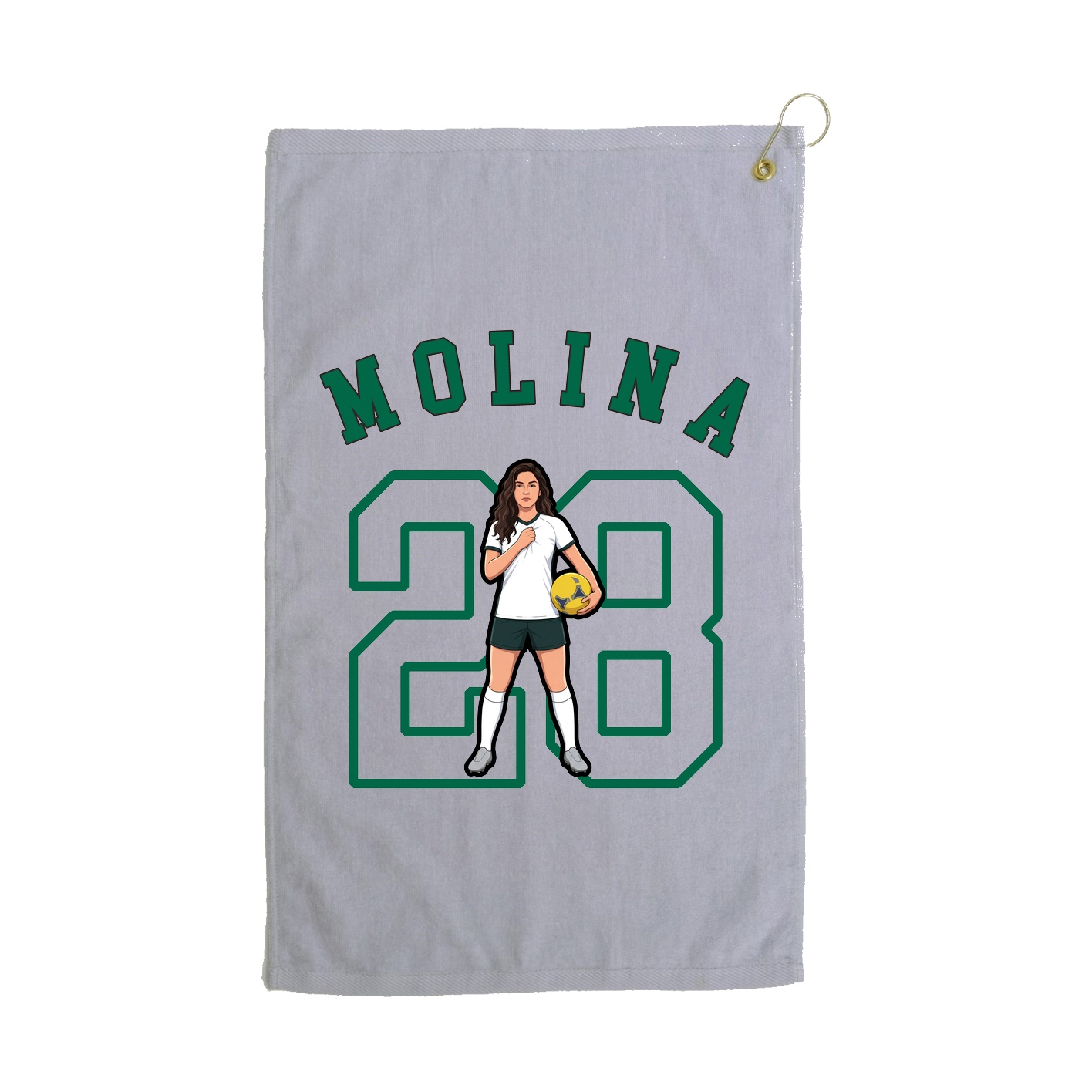 Golf Towel — Shirsey Arch in Grey