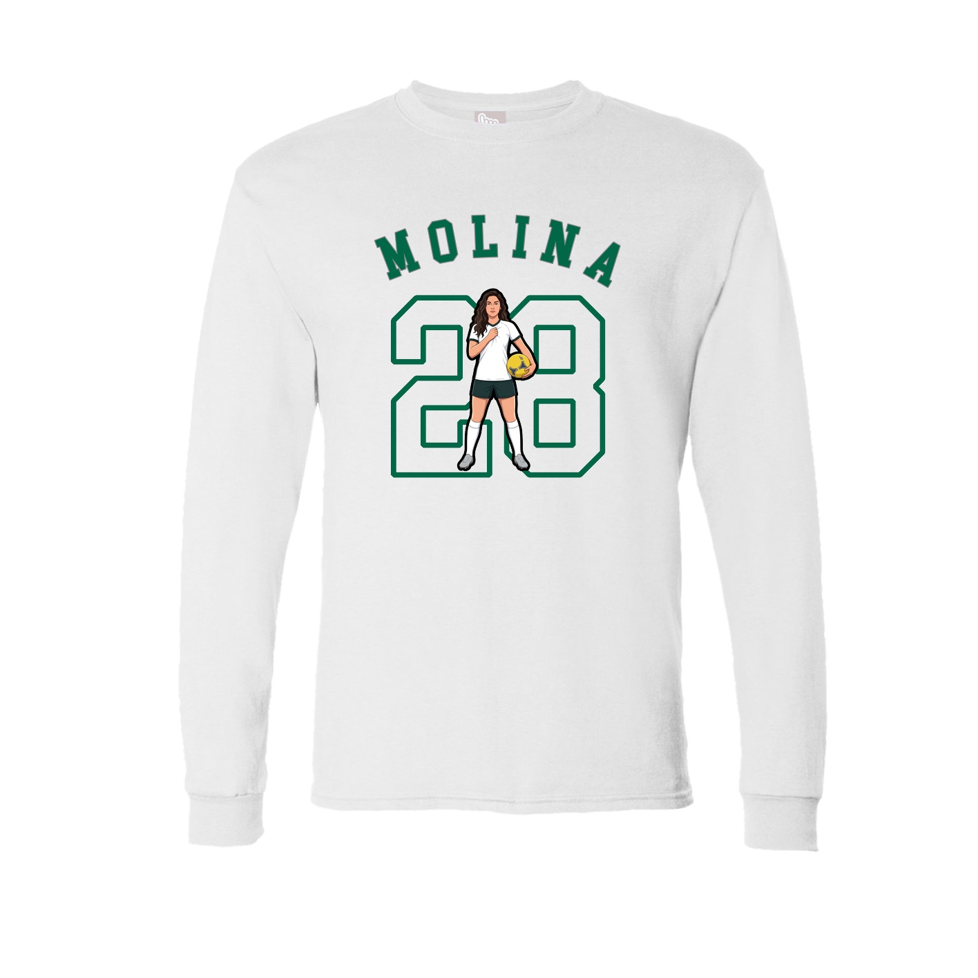 Long Sleeve Tee — Shirsey Arch in White