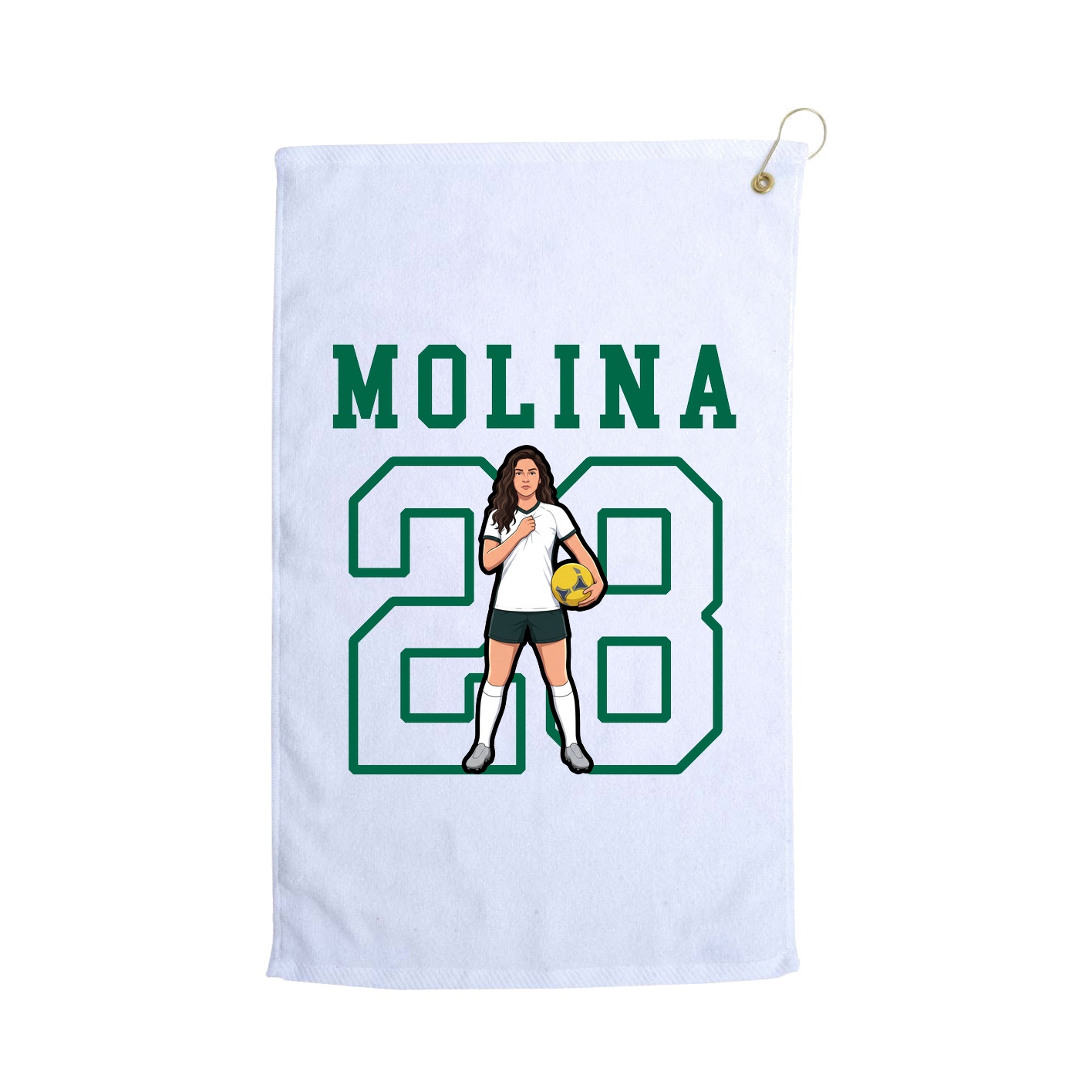 Golf Towel — Shirsey in White