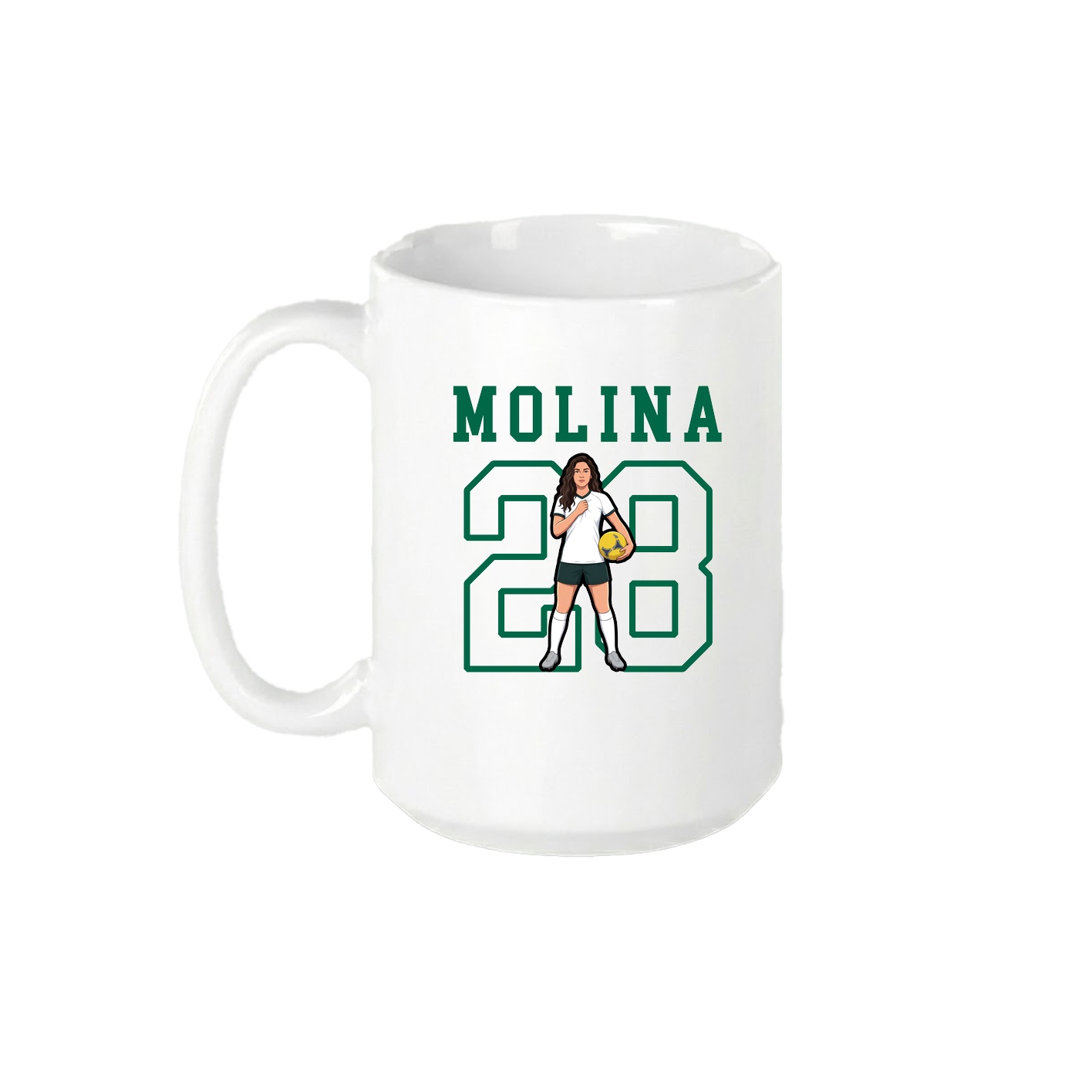 15oz Coffee Mug — Shirsey in White
