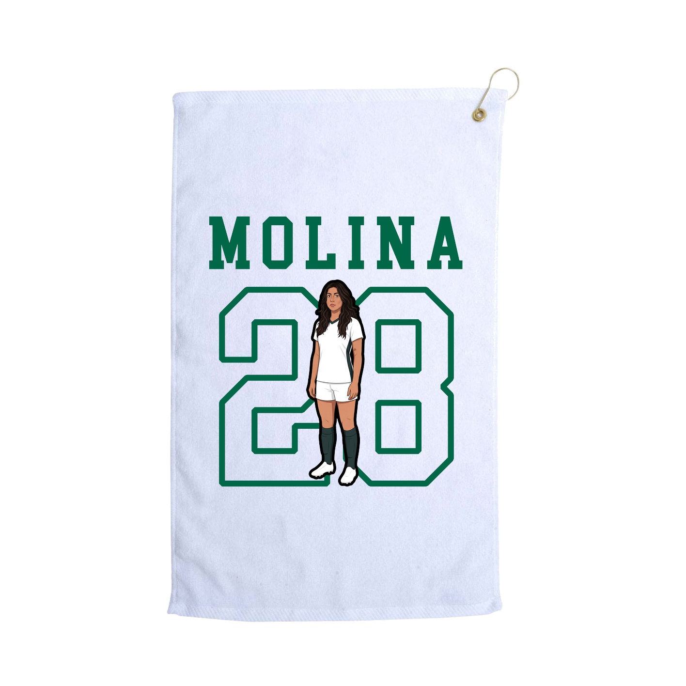 Golf Towel — Shirsey in White