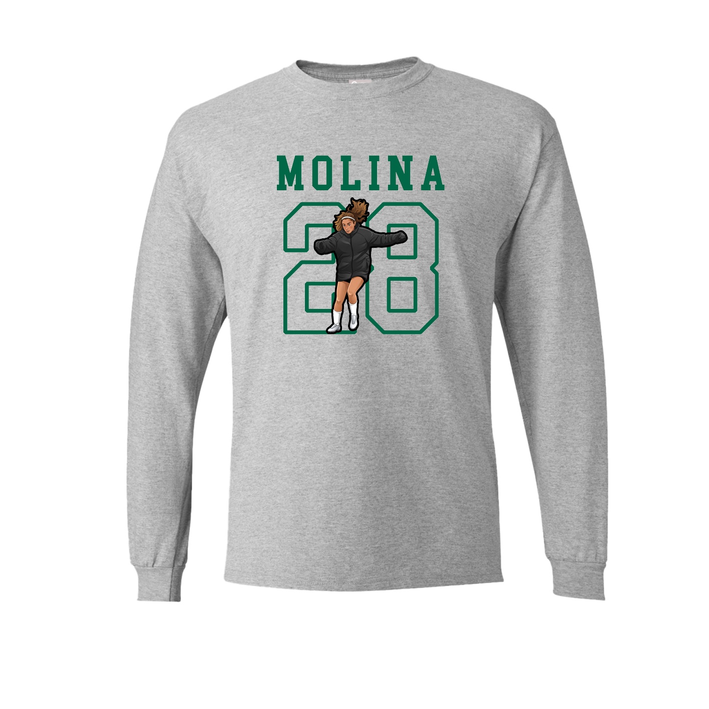Long Sleeve Tee — Shirsey in Grey