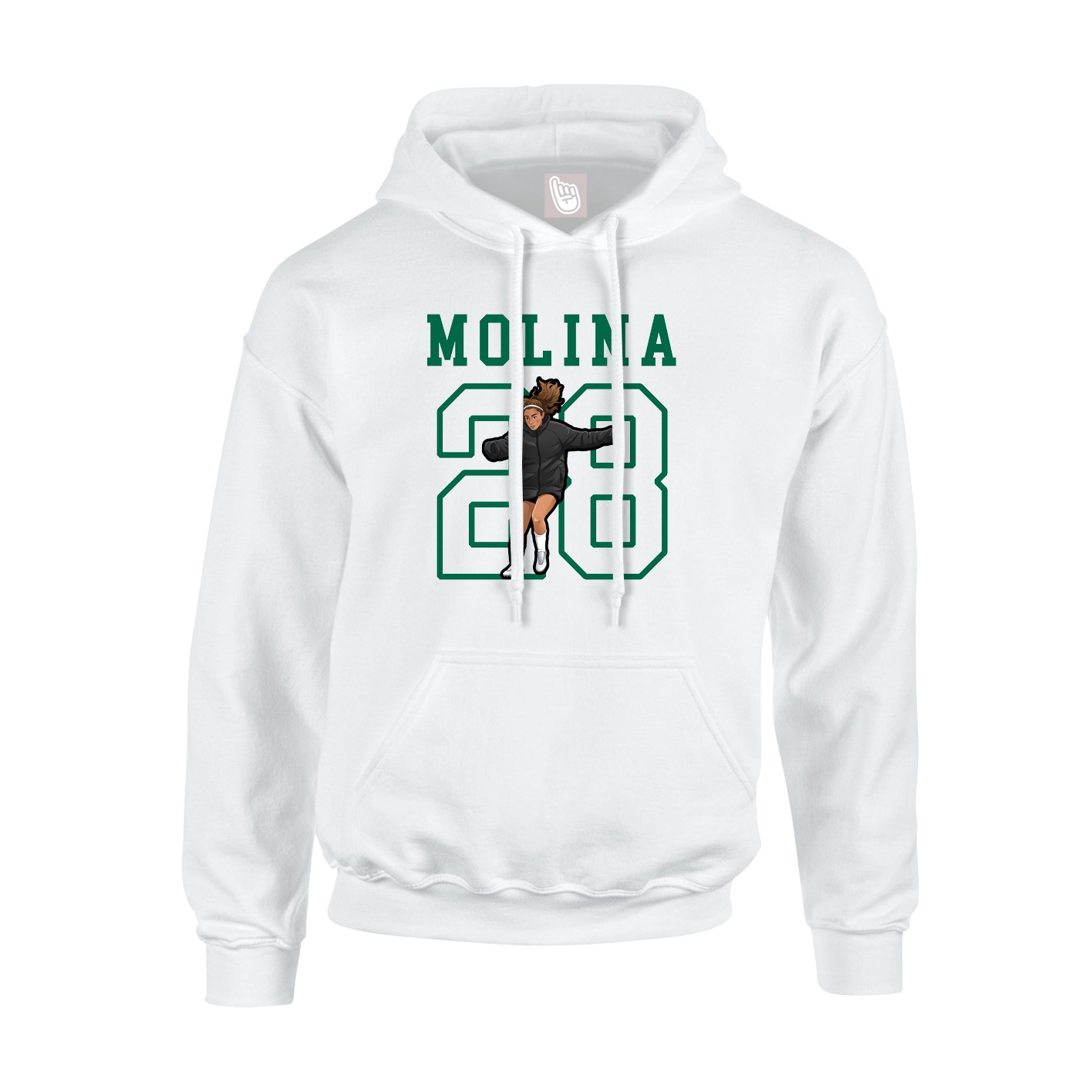 Youth Hoodie — Shirsey in White