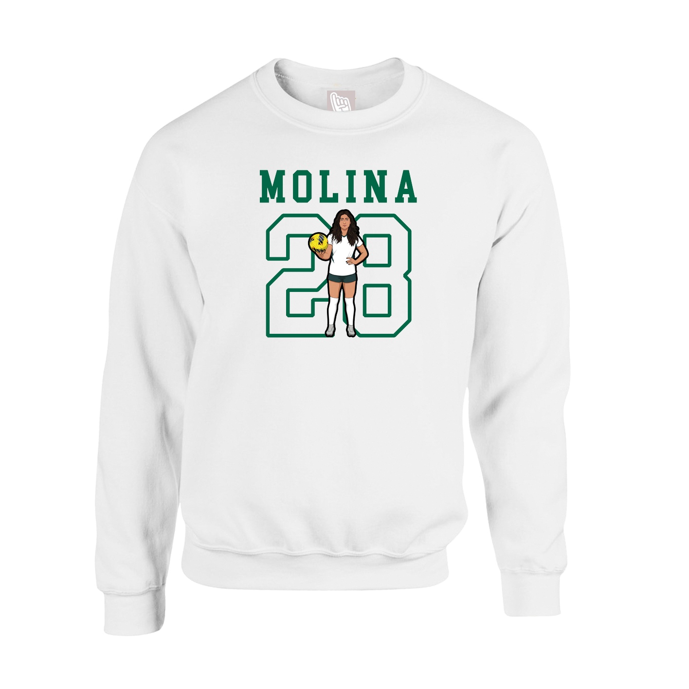 Fleece Crew — Shirsey in White