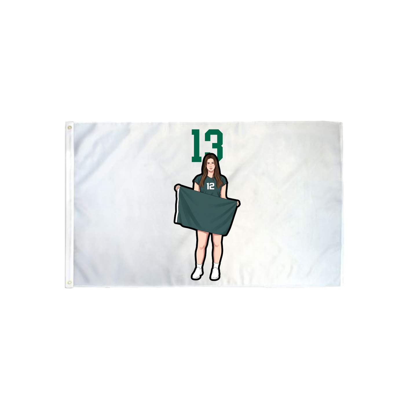 3x5 Flag — Number Top in Classic