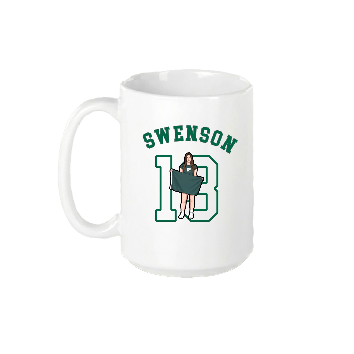 15oz Coffee Mug — Shirsey Arch in White