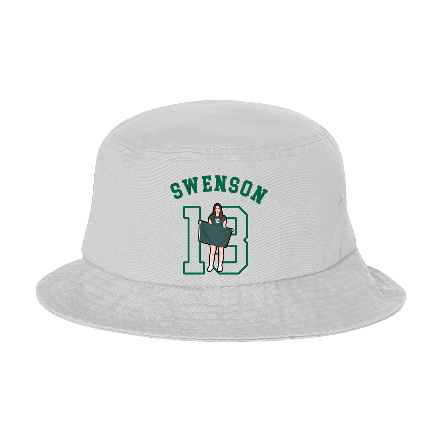 Bucket Cap — Shirsey Arch in White