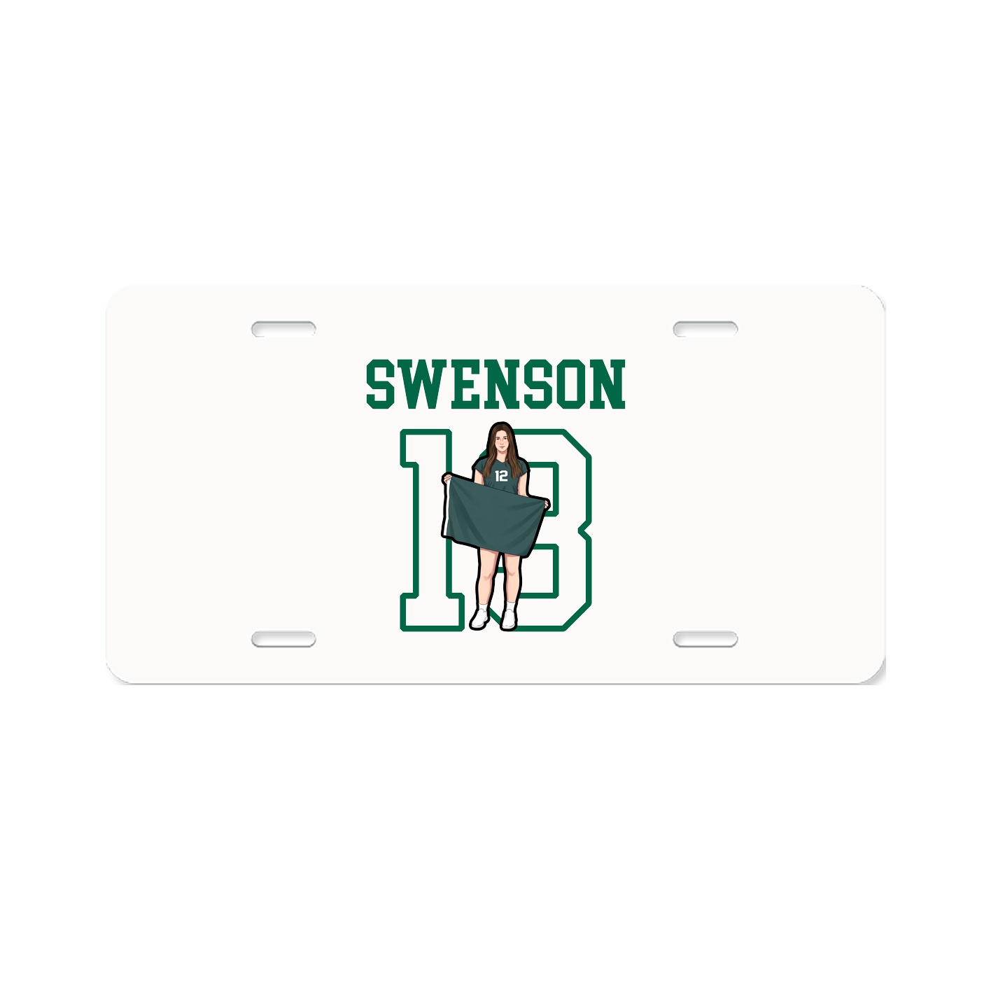 License Plate — Shirsey in Classic