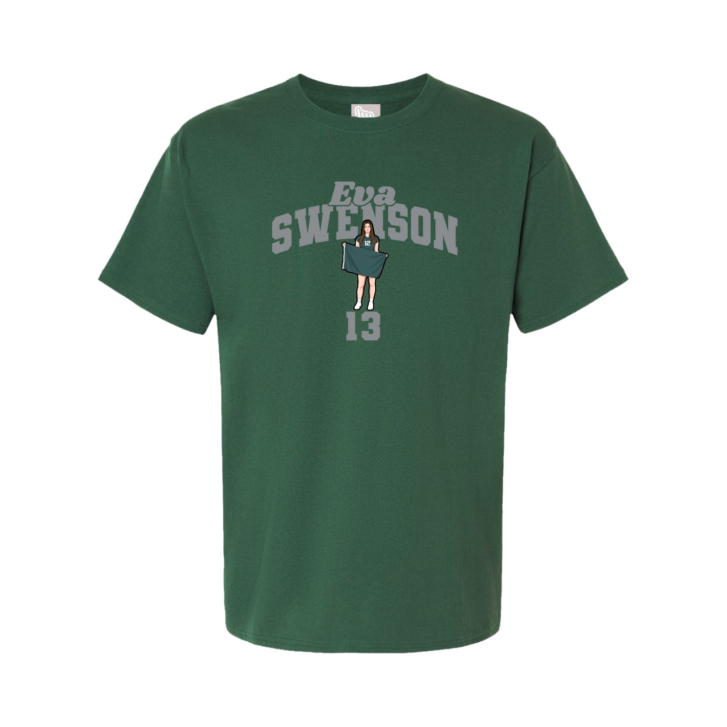 Youth Tee — Signature Arch in Green