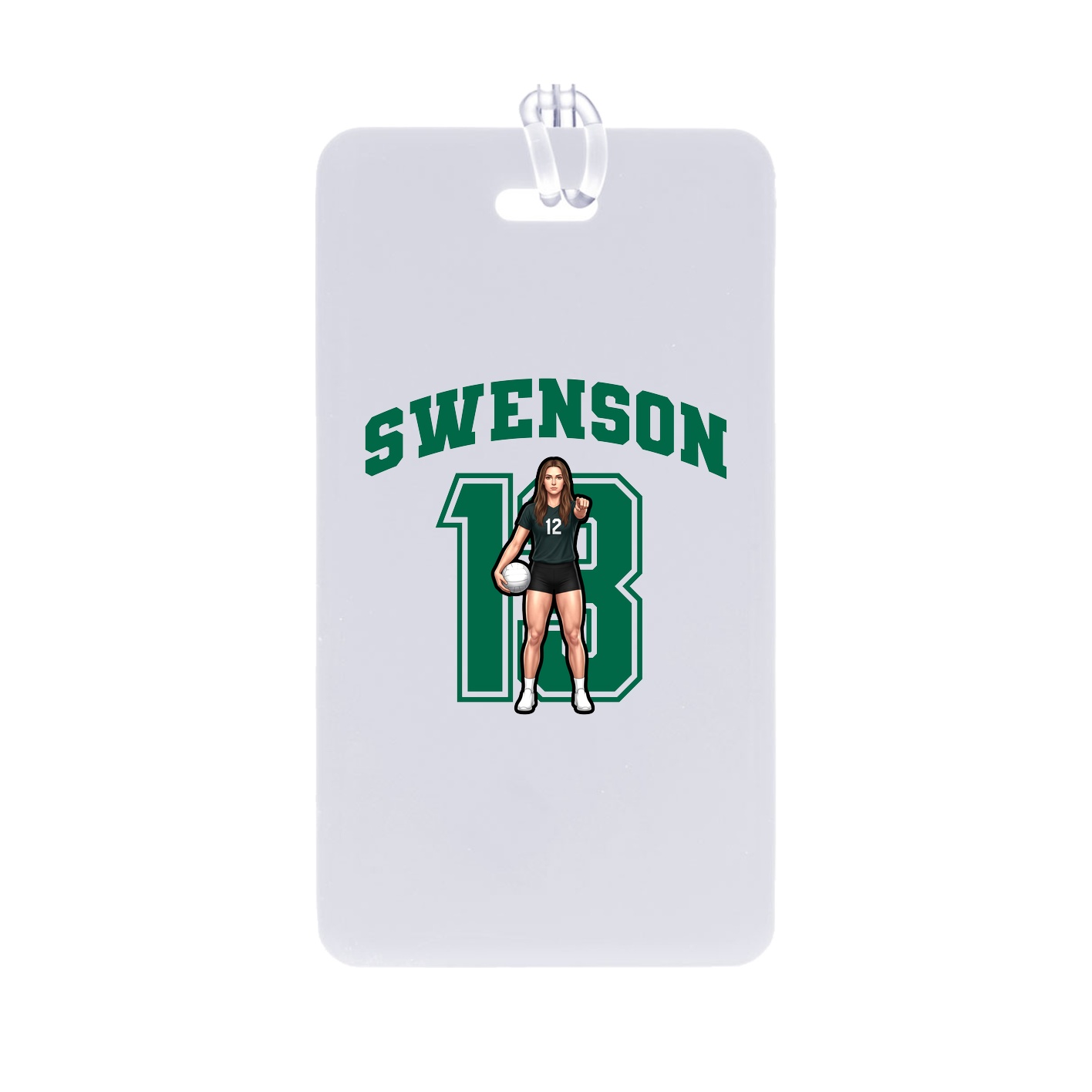 Bag Tag — Number in Classic