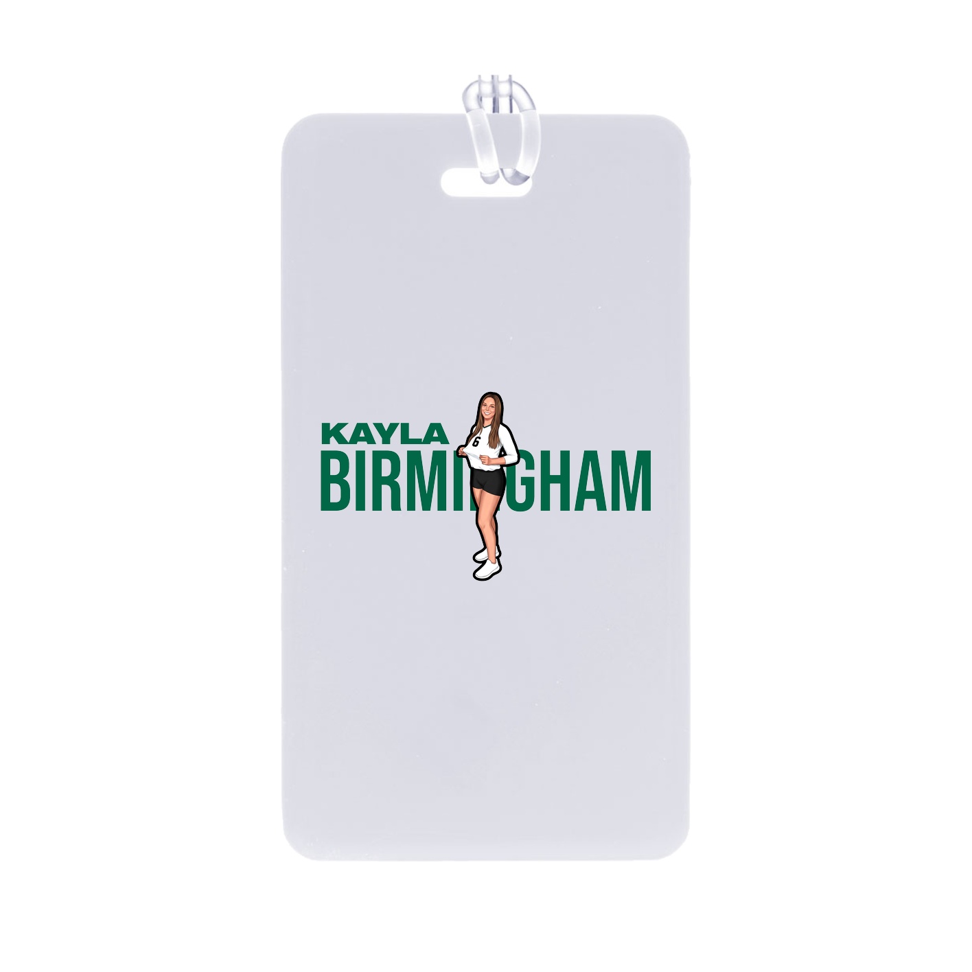 Bag Tag — Player Name in Classic