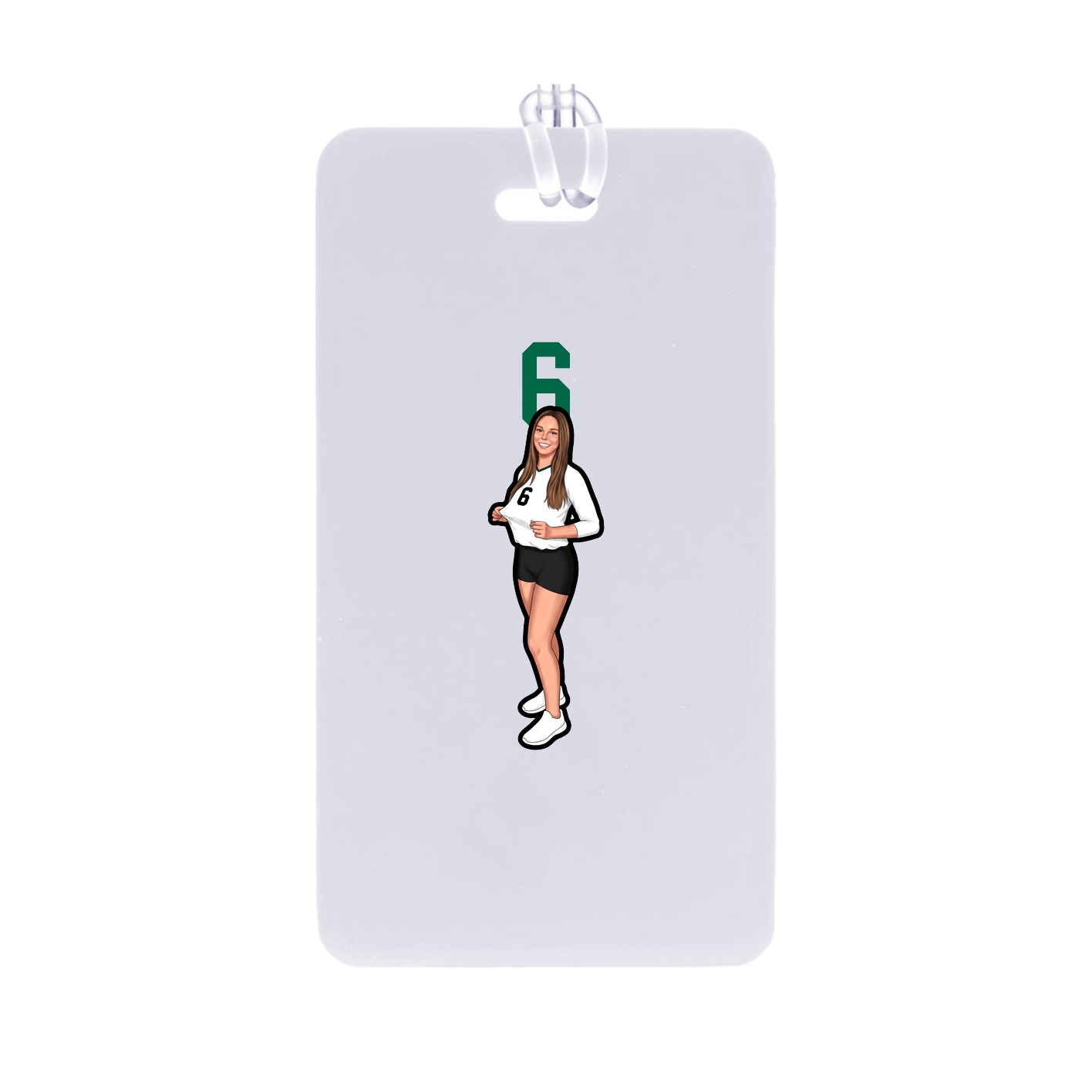 Bag Tag — Number Top in Classic