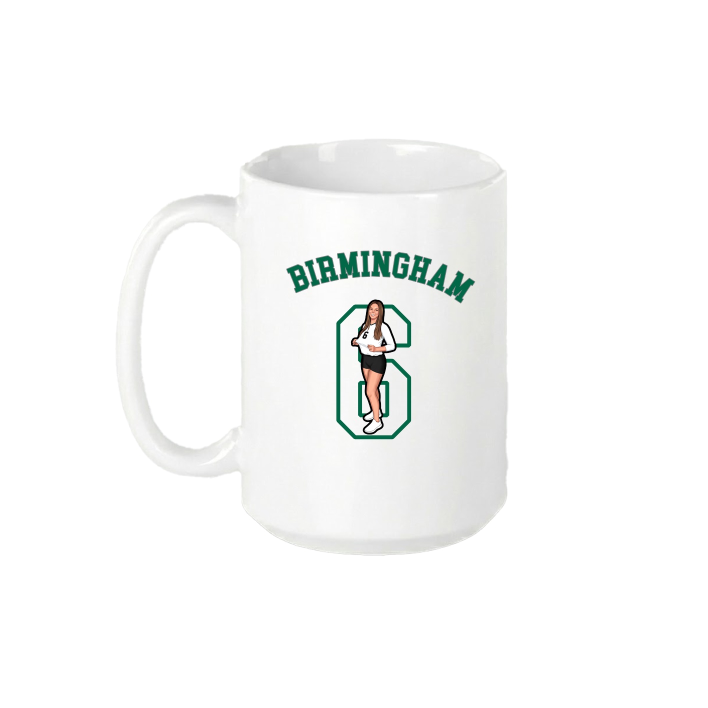 15oz Coffee Mug — Shirsey Arch in White