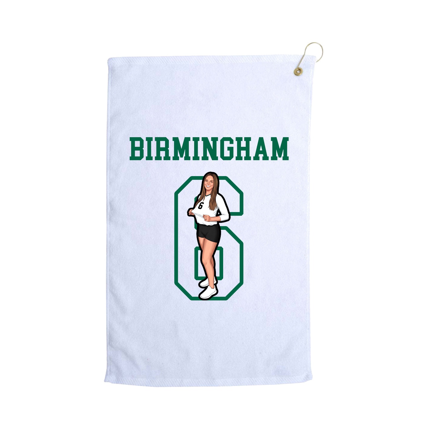 Golf Towel — Shirsey in White