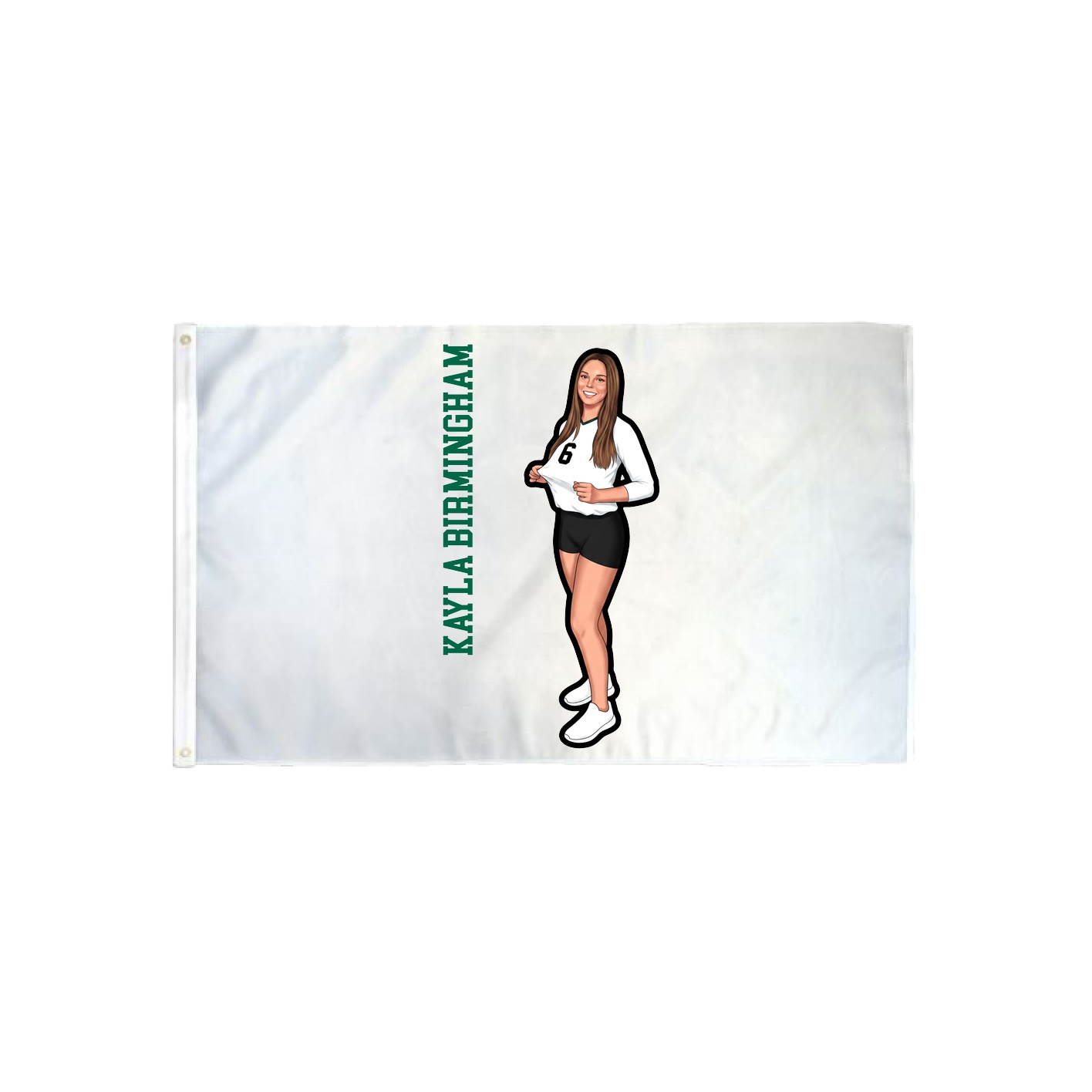 3x5 Flag — Name Vertical in Classic