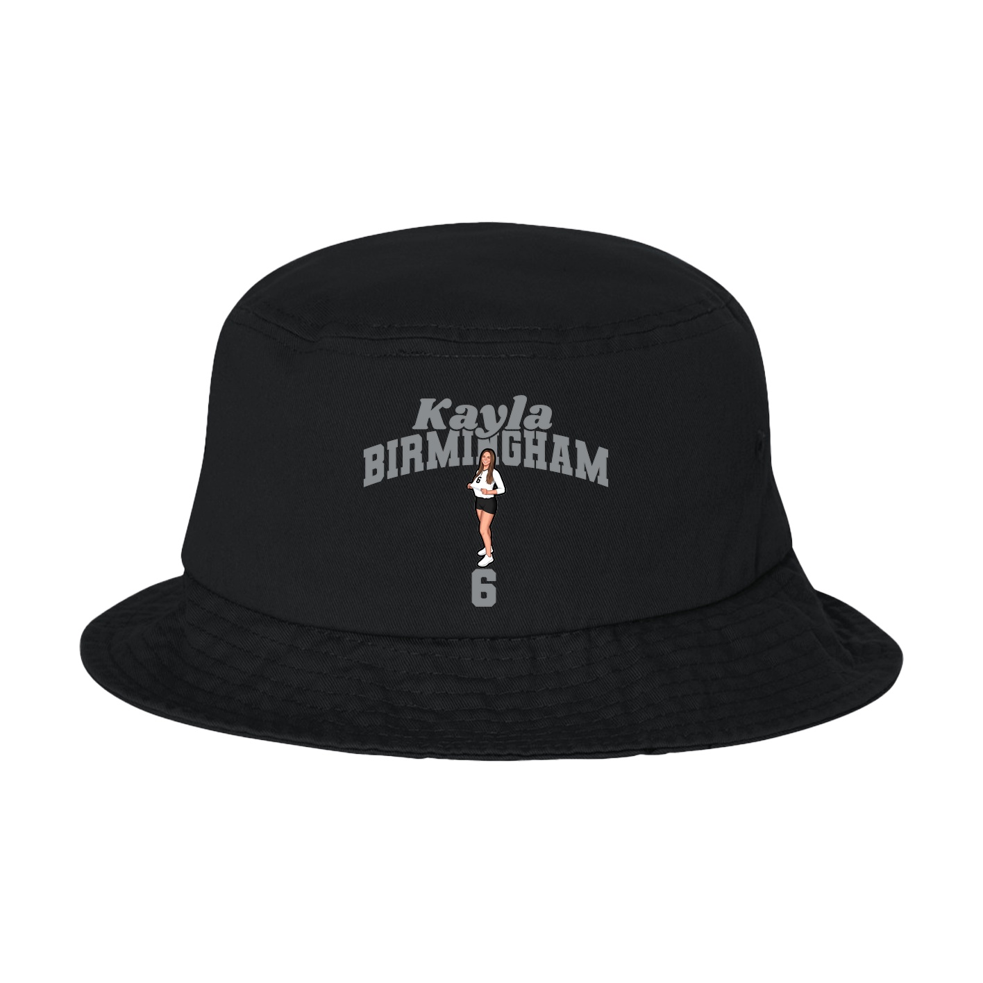 Bucket Cap — Signature Arch in Black