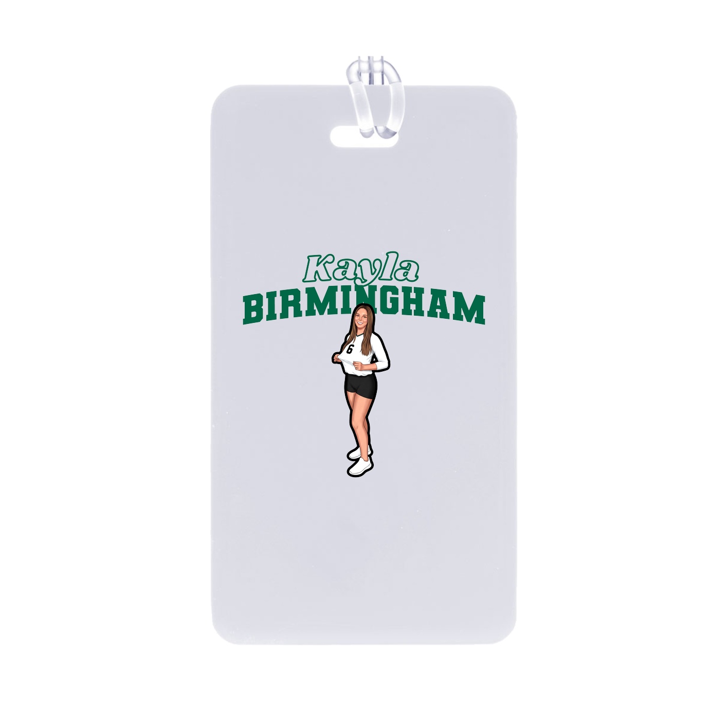 Bag Tag — Name Arch in Classic