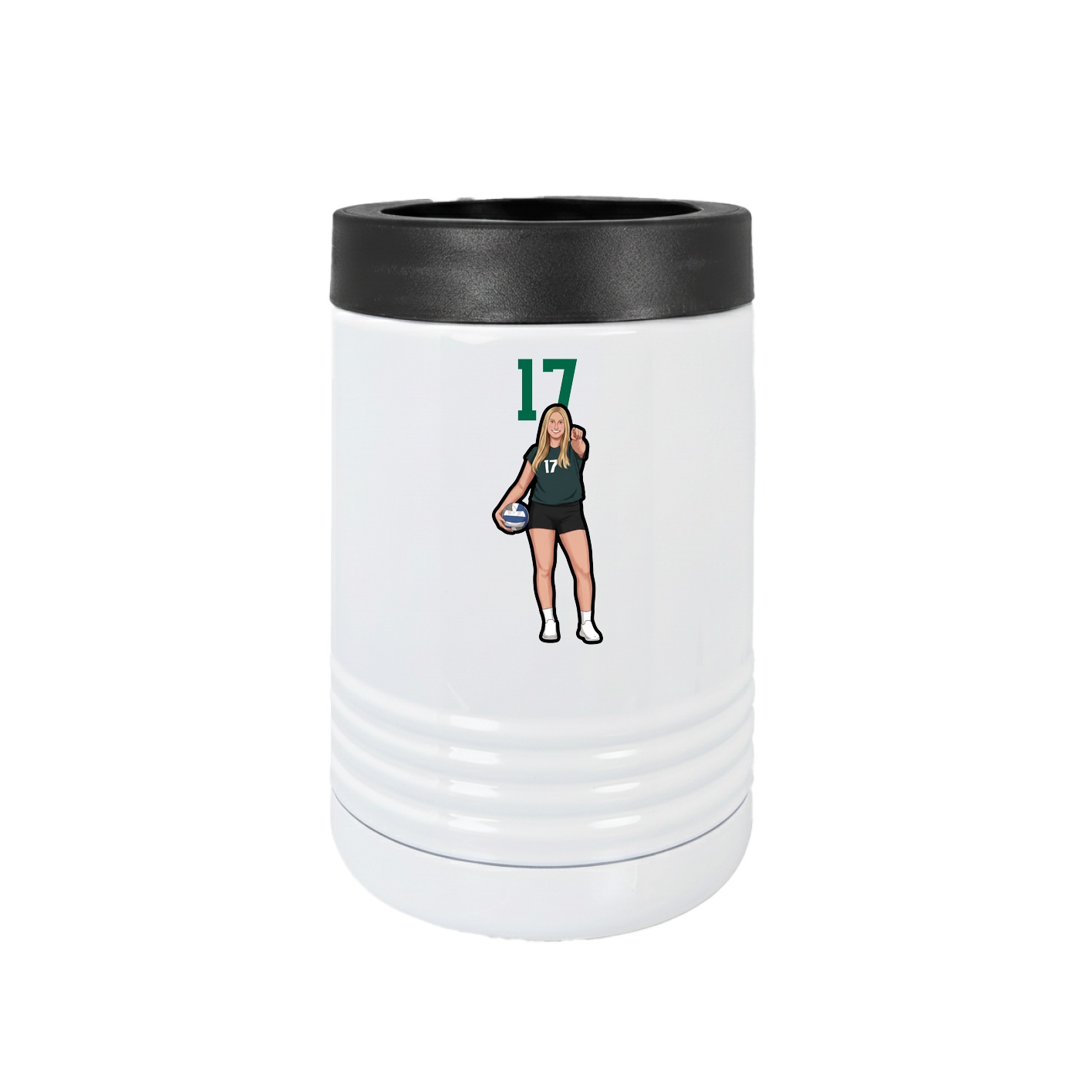 Beverage Holder — Number Top in White