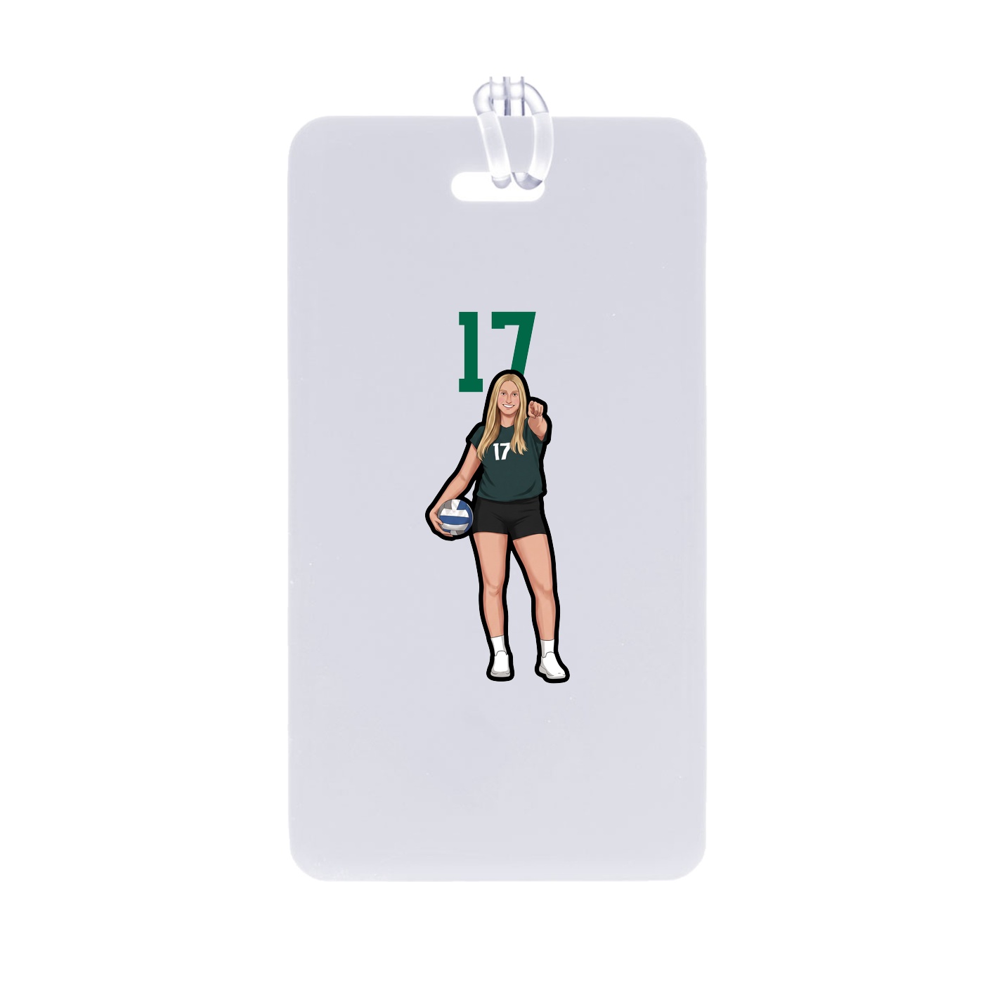 Bag Tag — Number Top in Classic