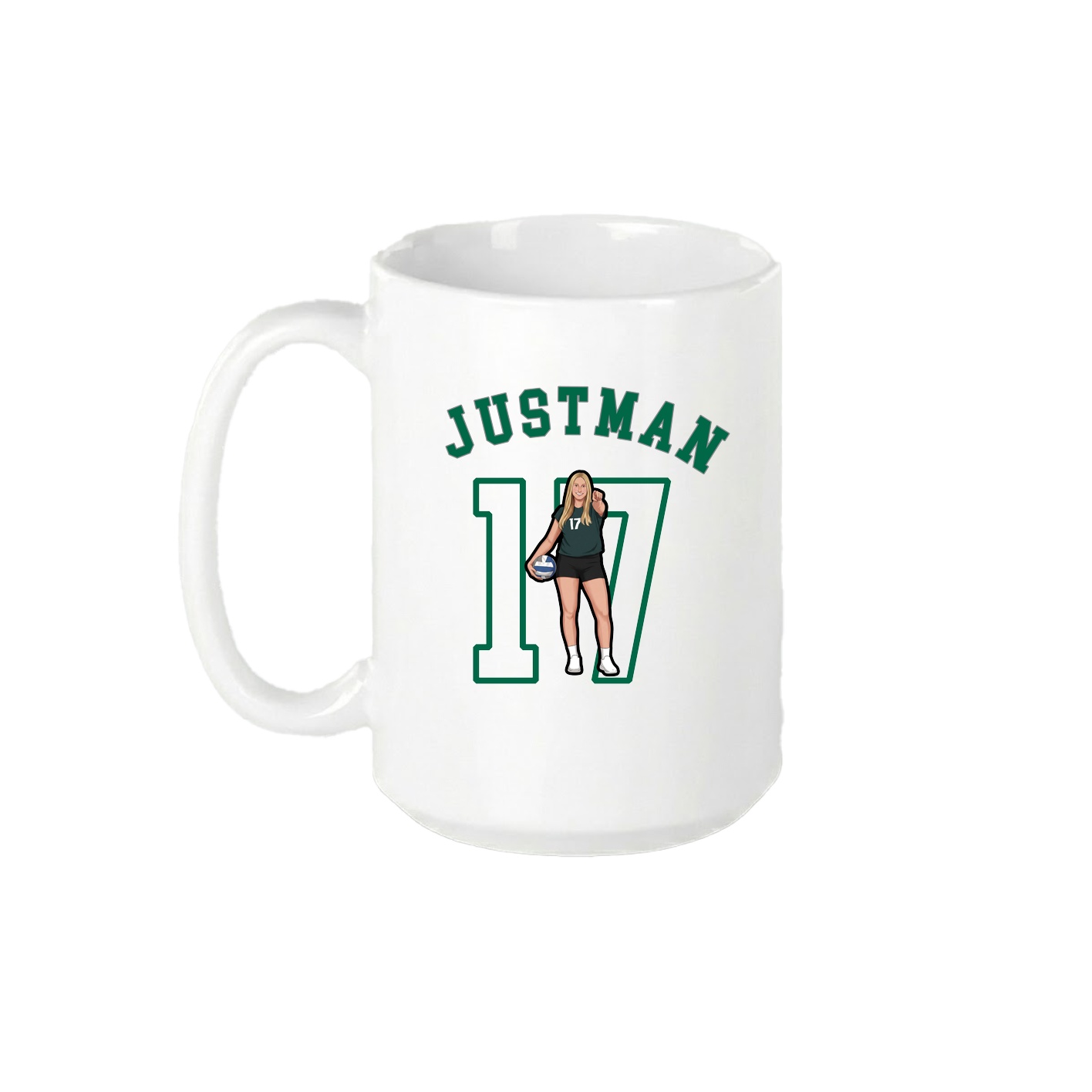 15oz Coffee Mug — Shirsey Arch in White