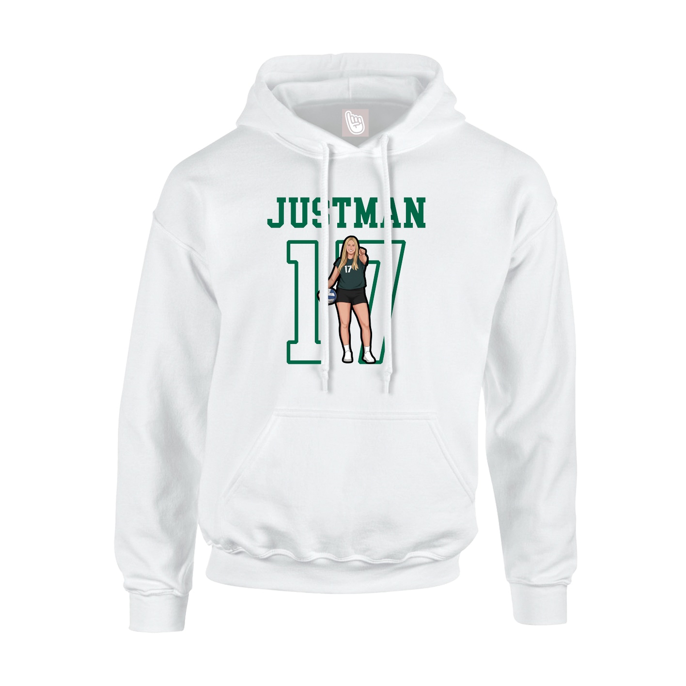Youth Hoodie — Shirsey in White