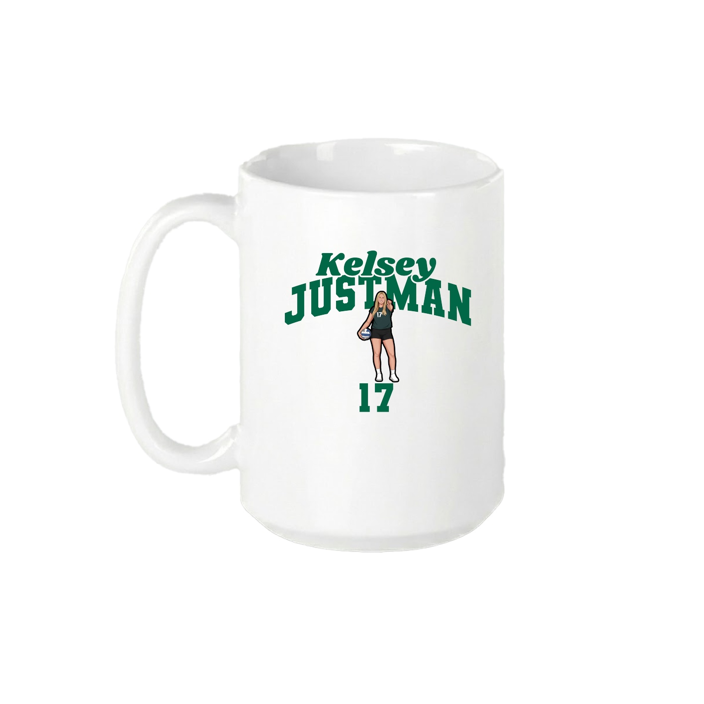 15oz Coffee Mug — Signature Arch in White