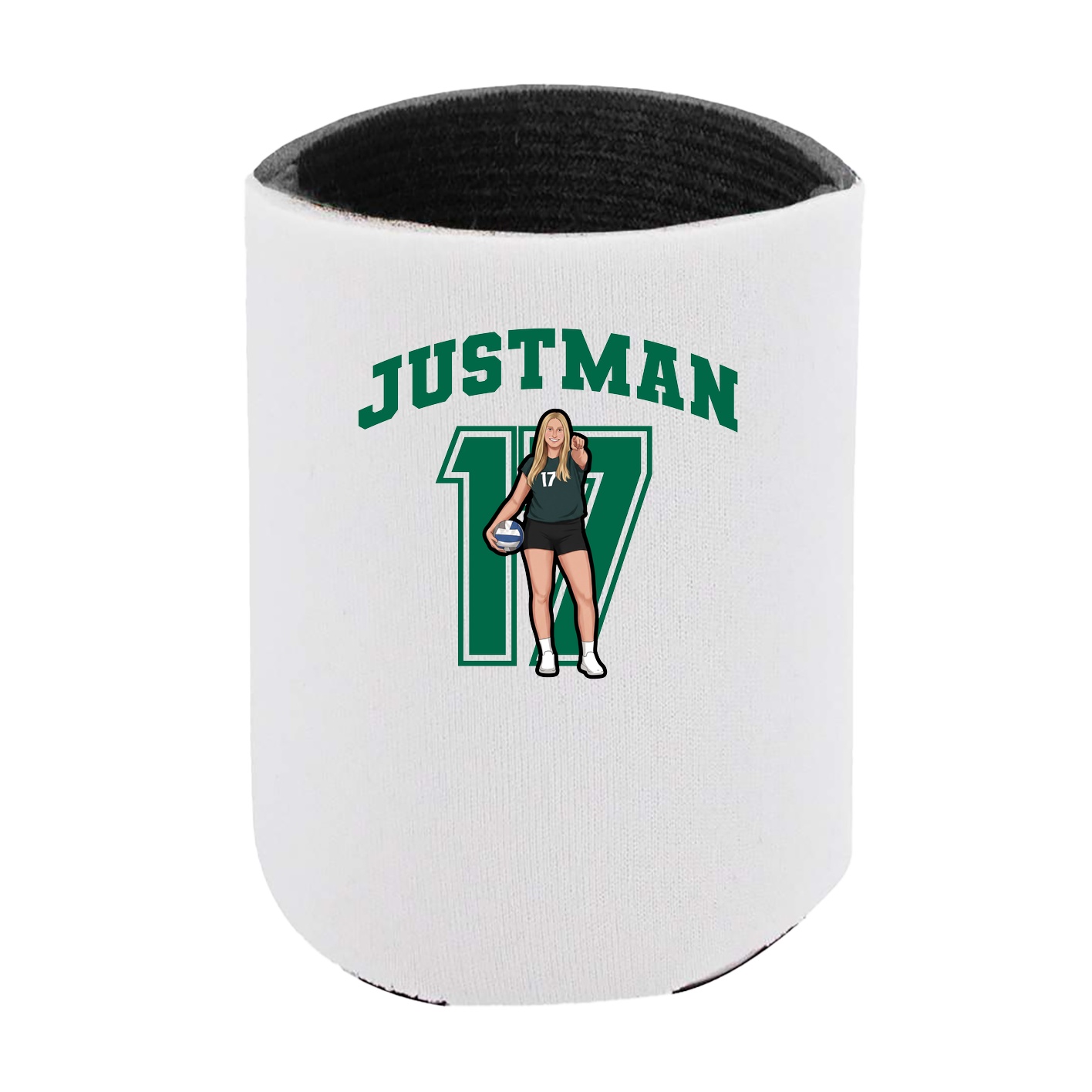Can Holder — Number in White