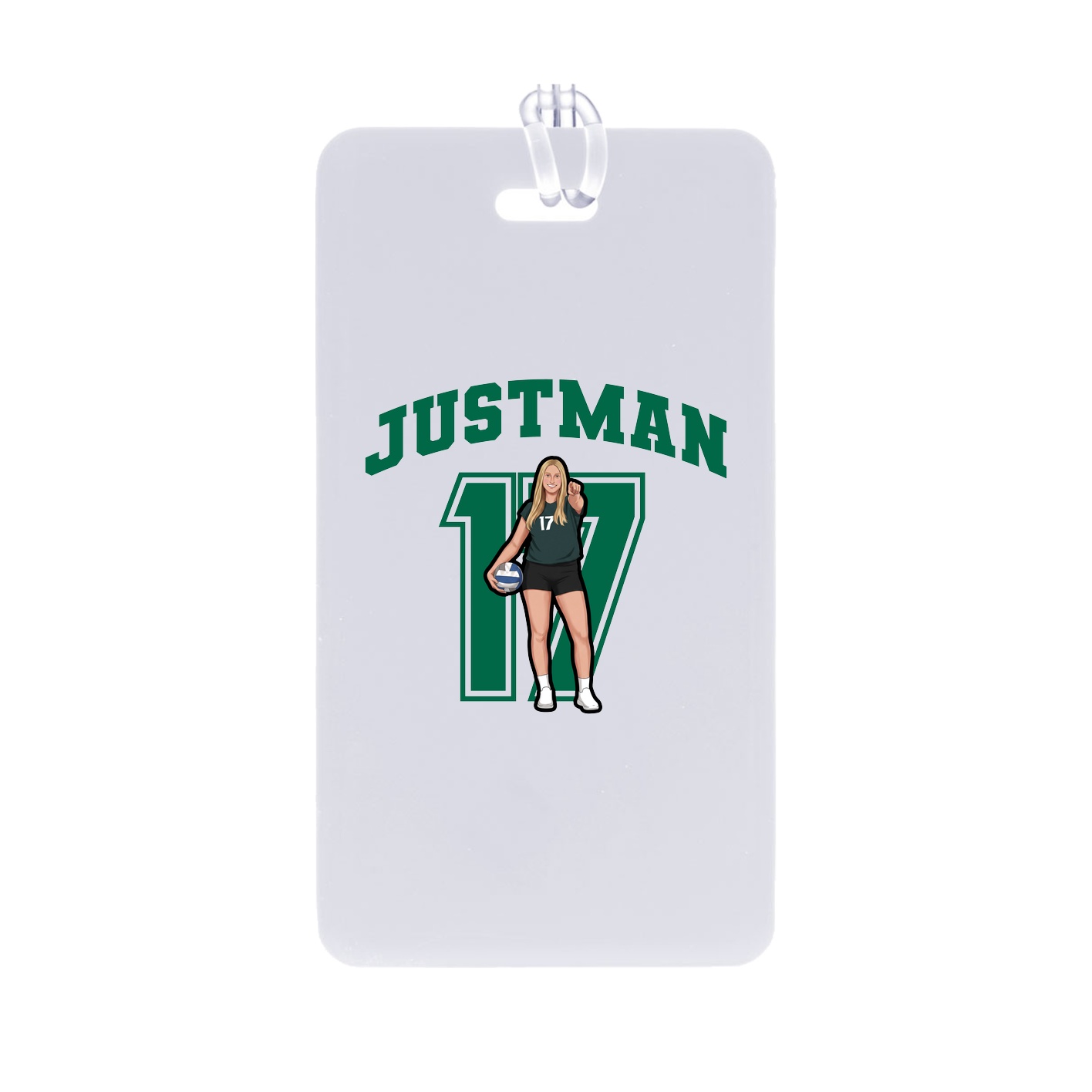 Bag Tag — Number in Classic