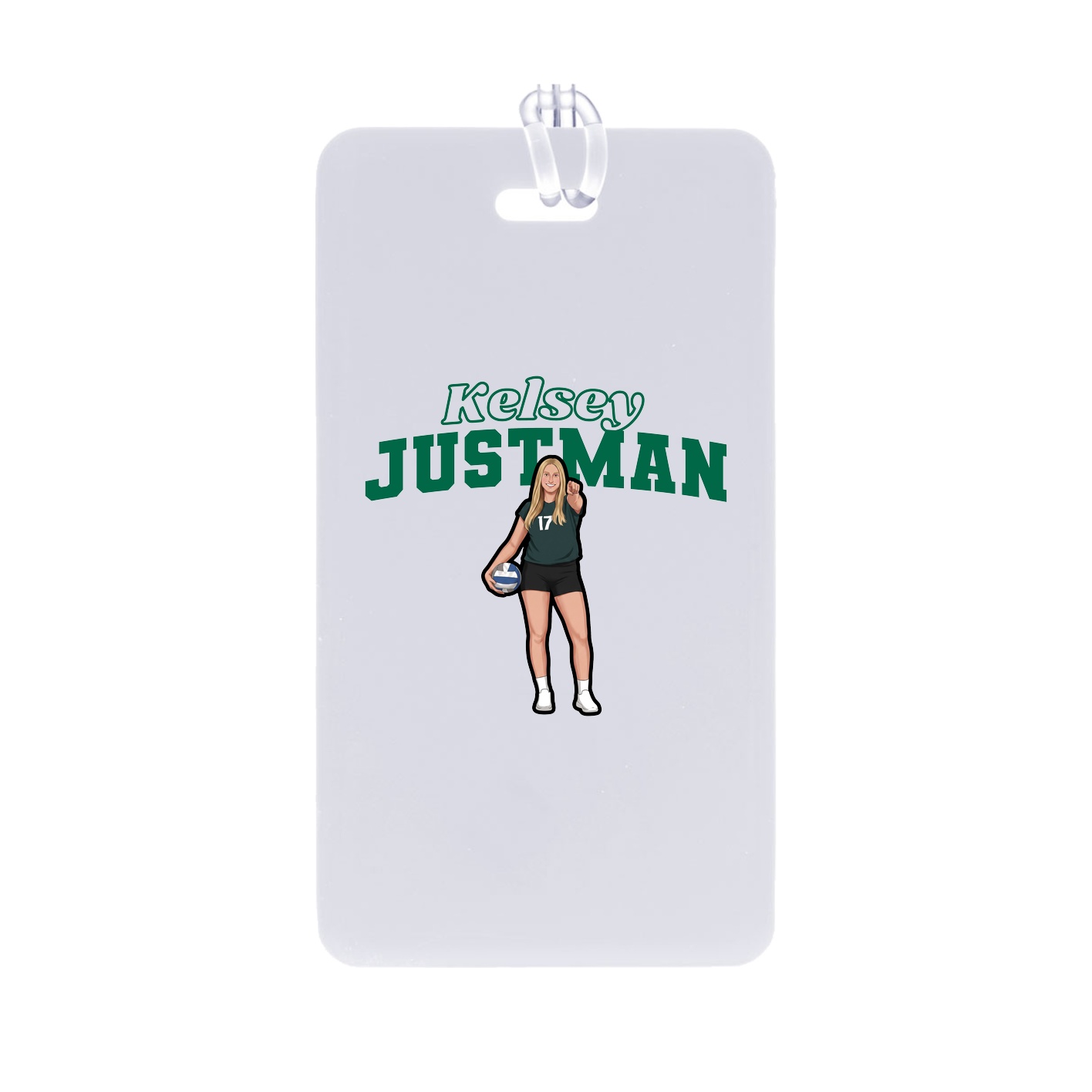 Bag Tag — Name Arch in Classic