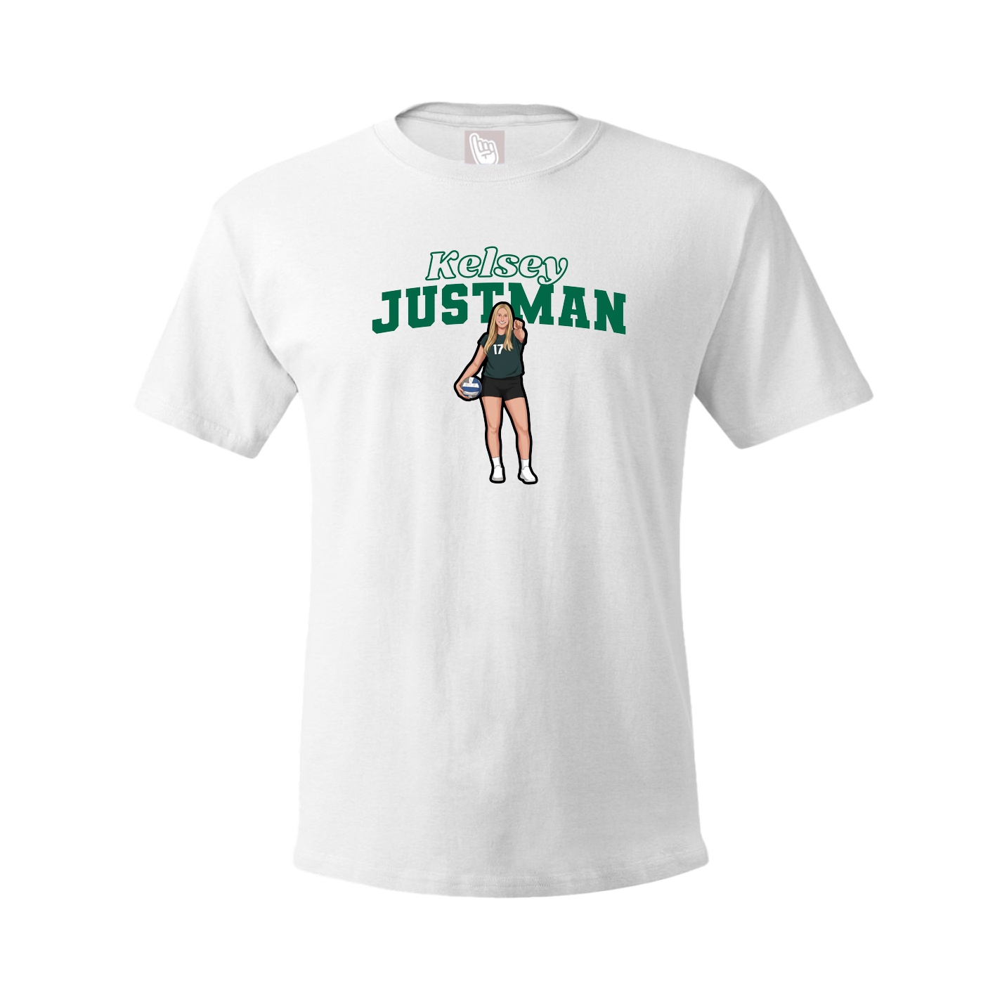 Tee — Name Arch in White