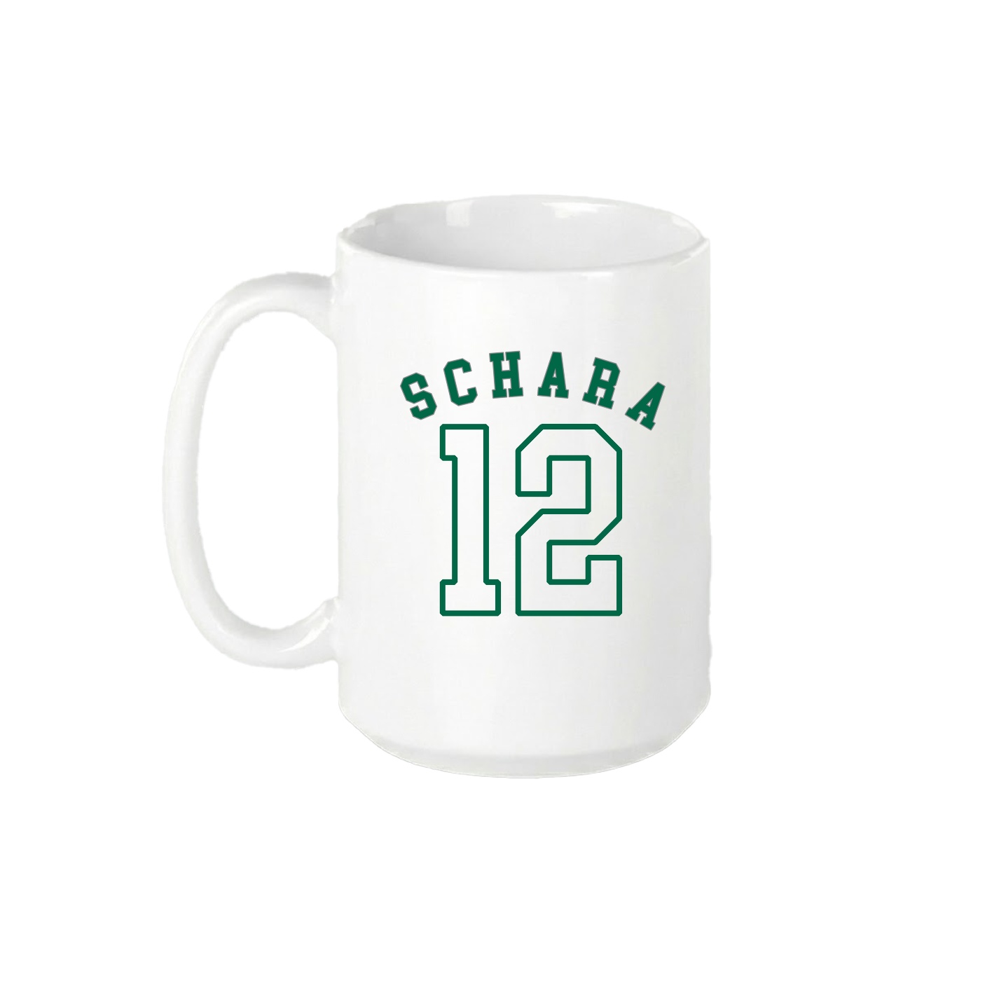15oz Coffee Mug — Shirsey Arch in White