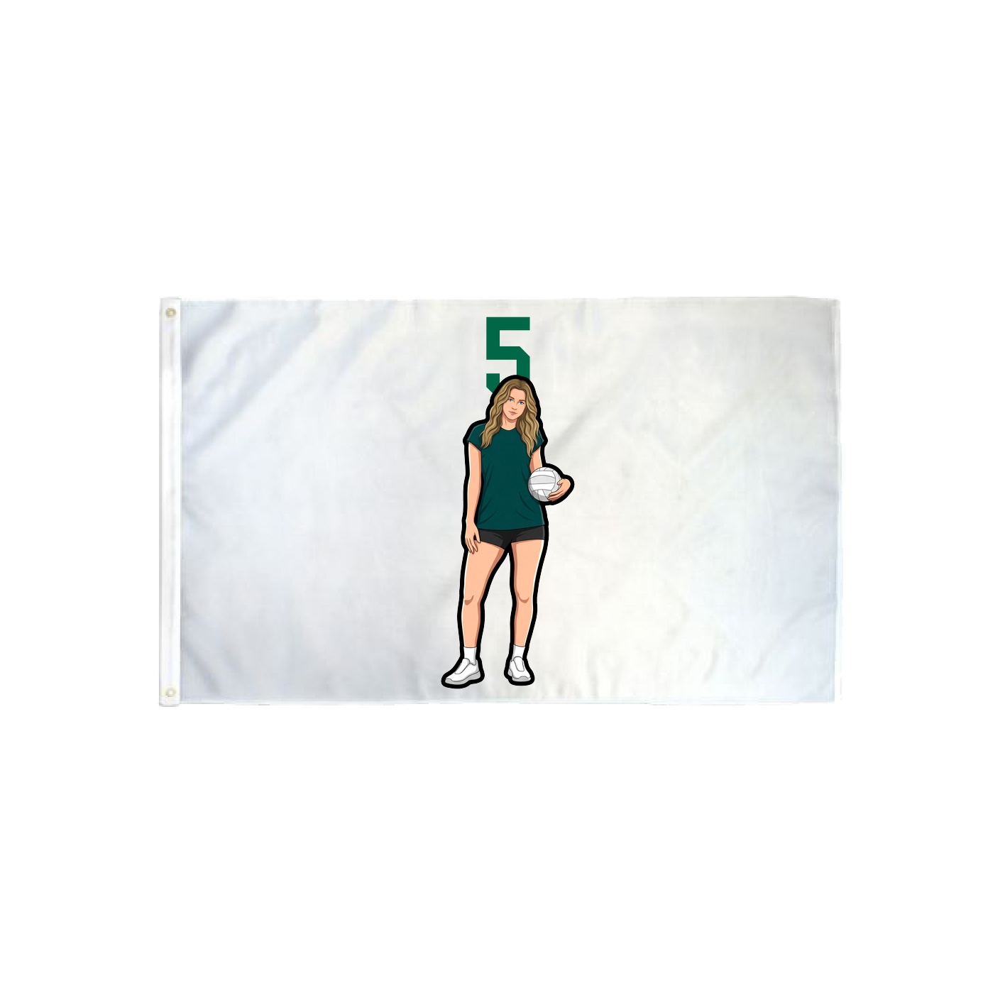 3x5 Flag — Number Top in Classic