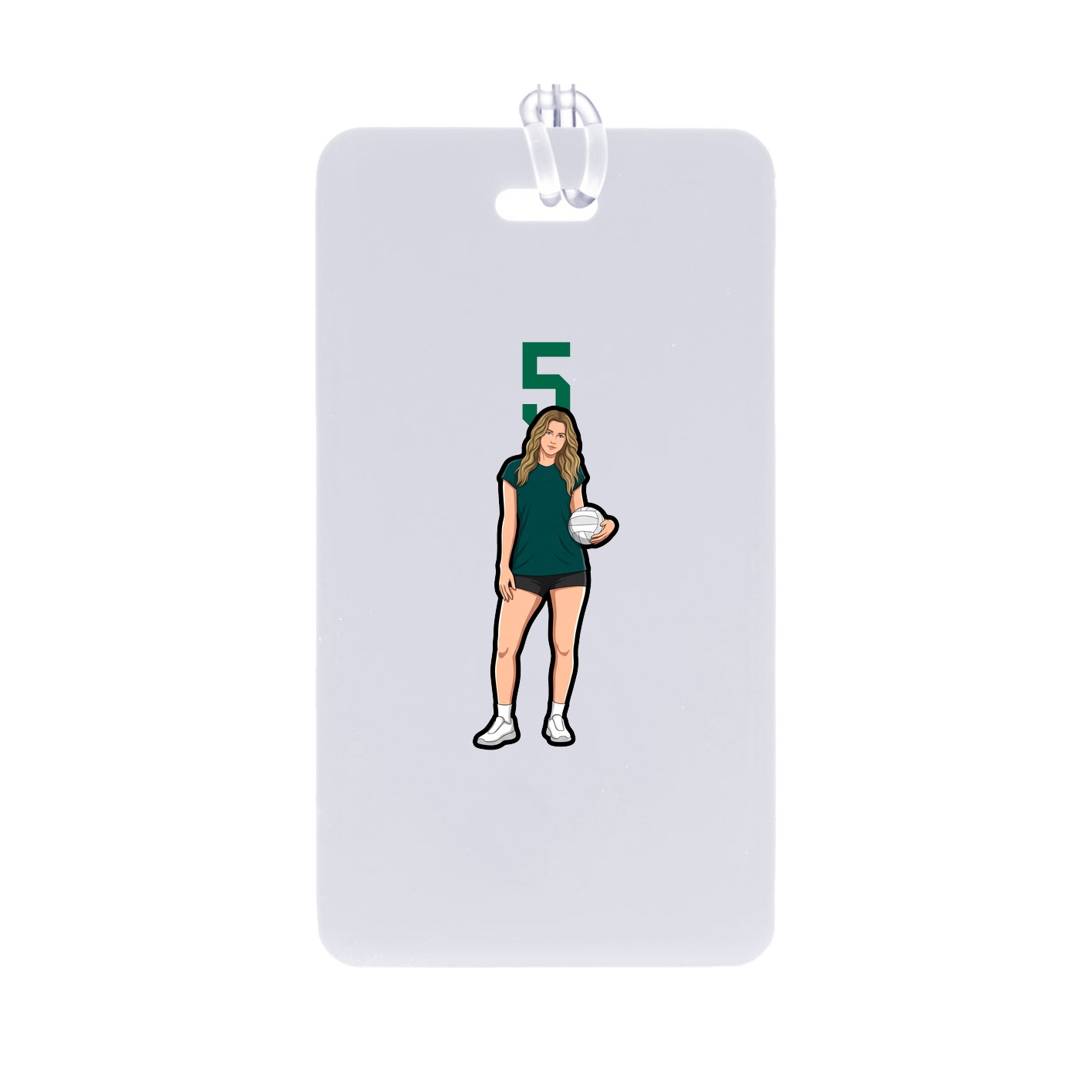 Bag Tag — Number Top in Classic