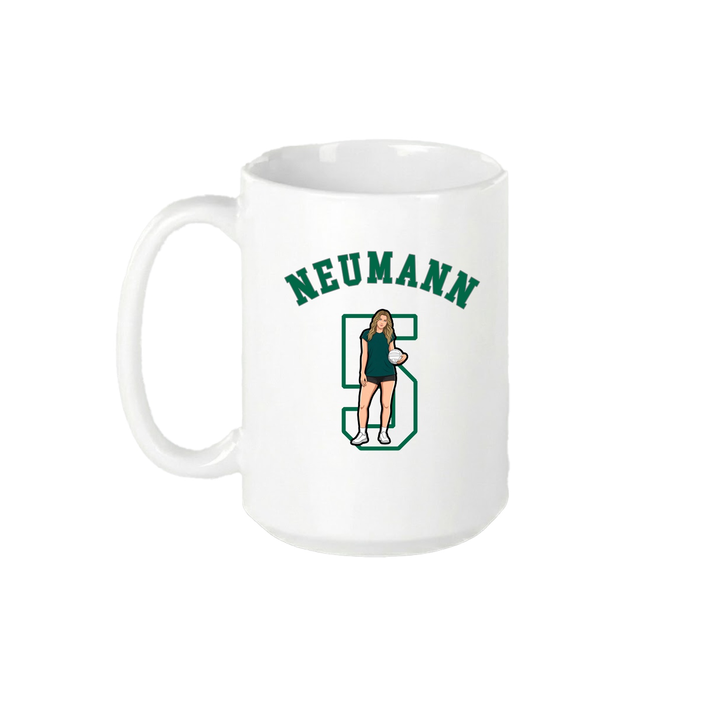 15oz Coffee Mug — Shirsey Arch in White