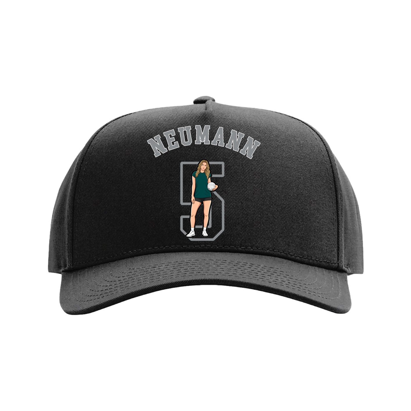 Full Fabric Five-Panel Champ Cap