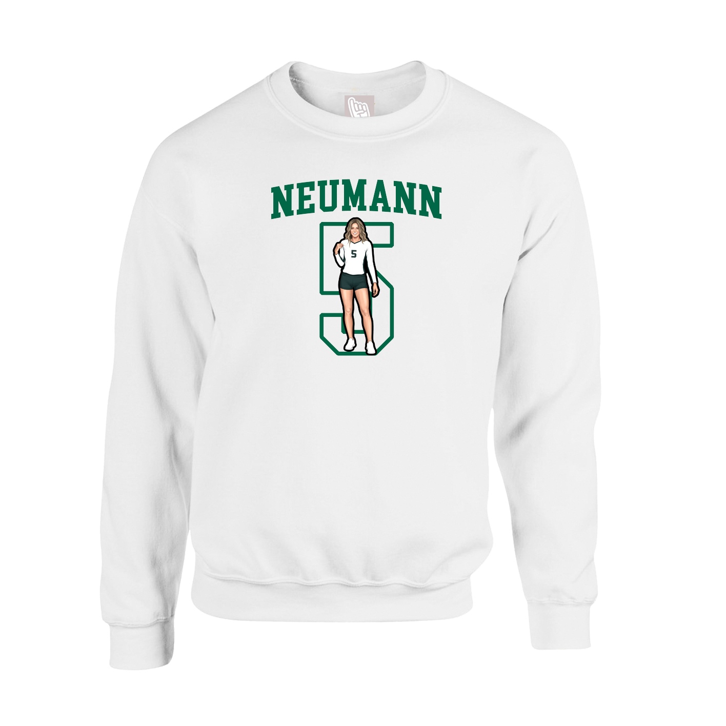 Fleece Crew — Shirsey in White