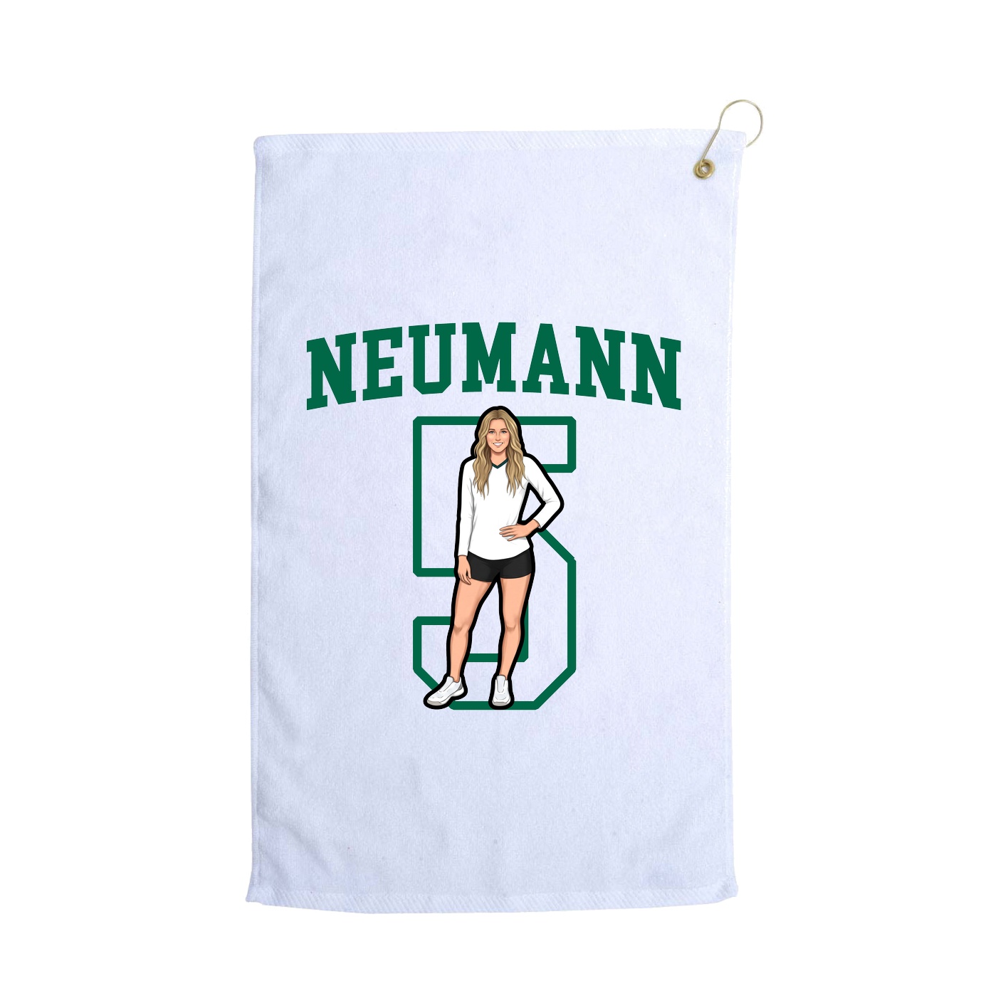 Golf Towel — Shirsey in White