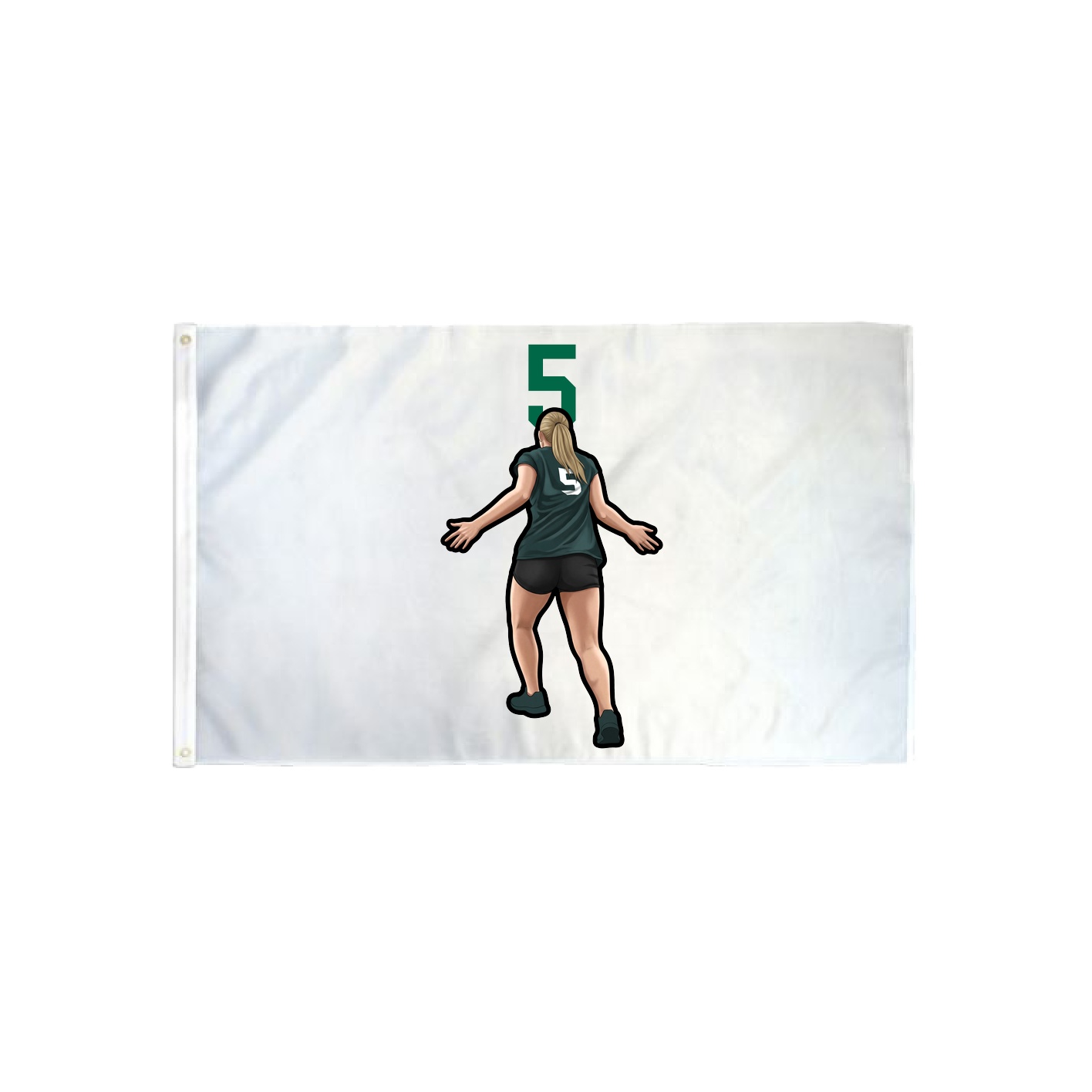 3x5 Flag — Number Top in Classic