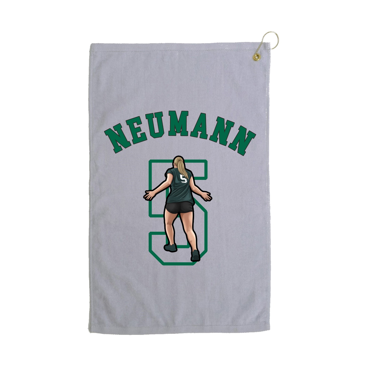 Golf Towel — Shirsey Arch in Grey
