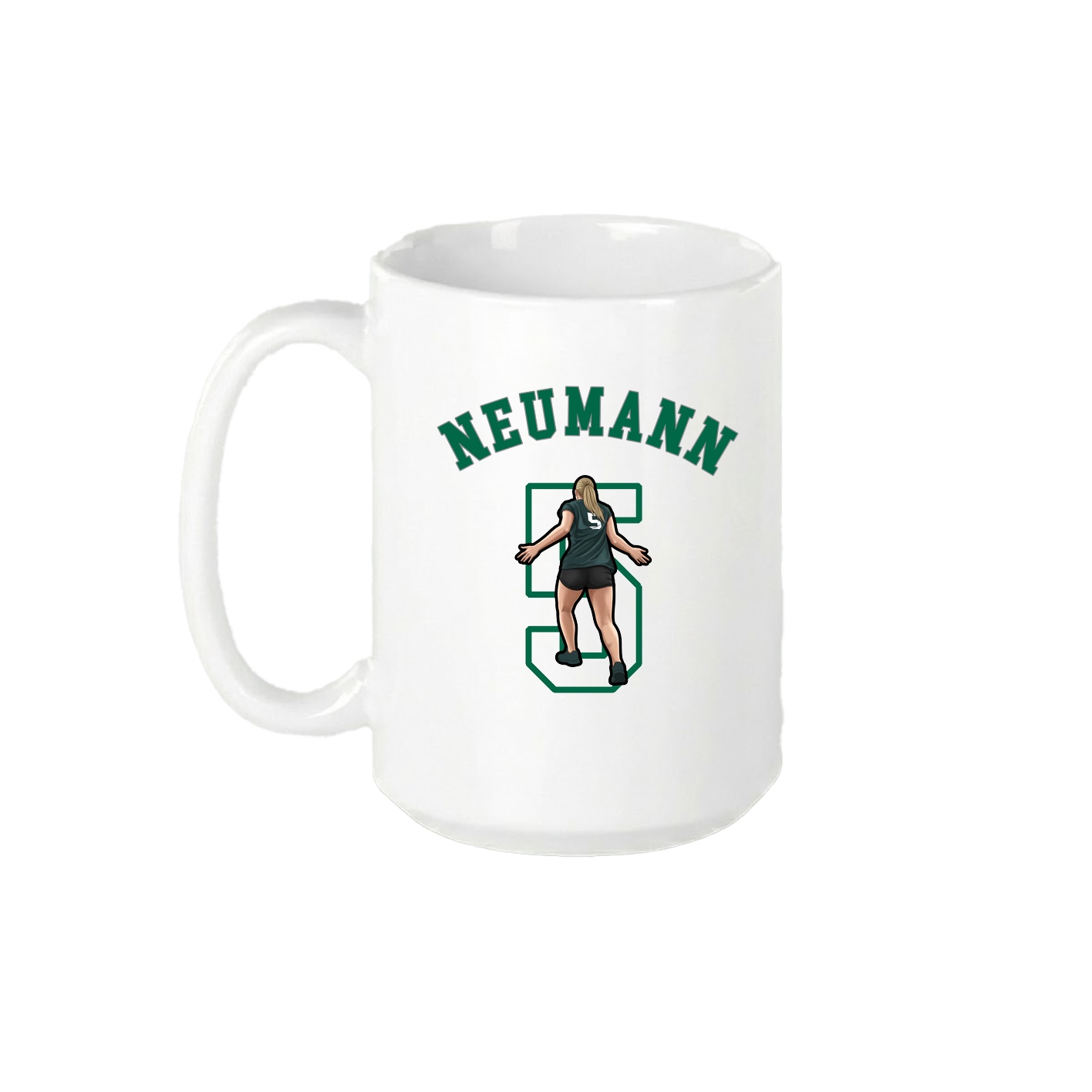 15oz Coffee Mug — Shirsey Arch in White