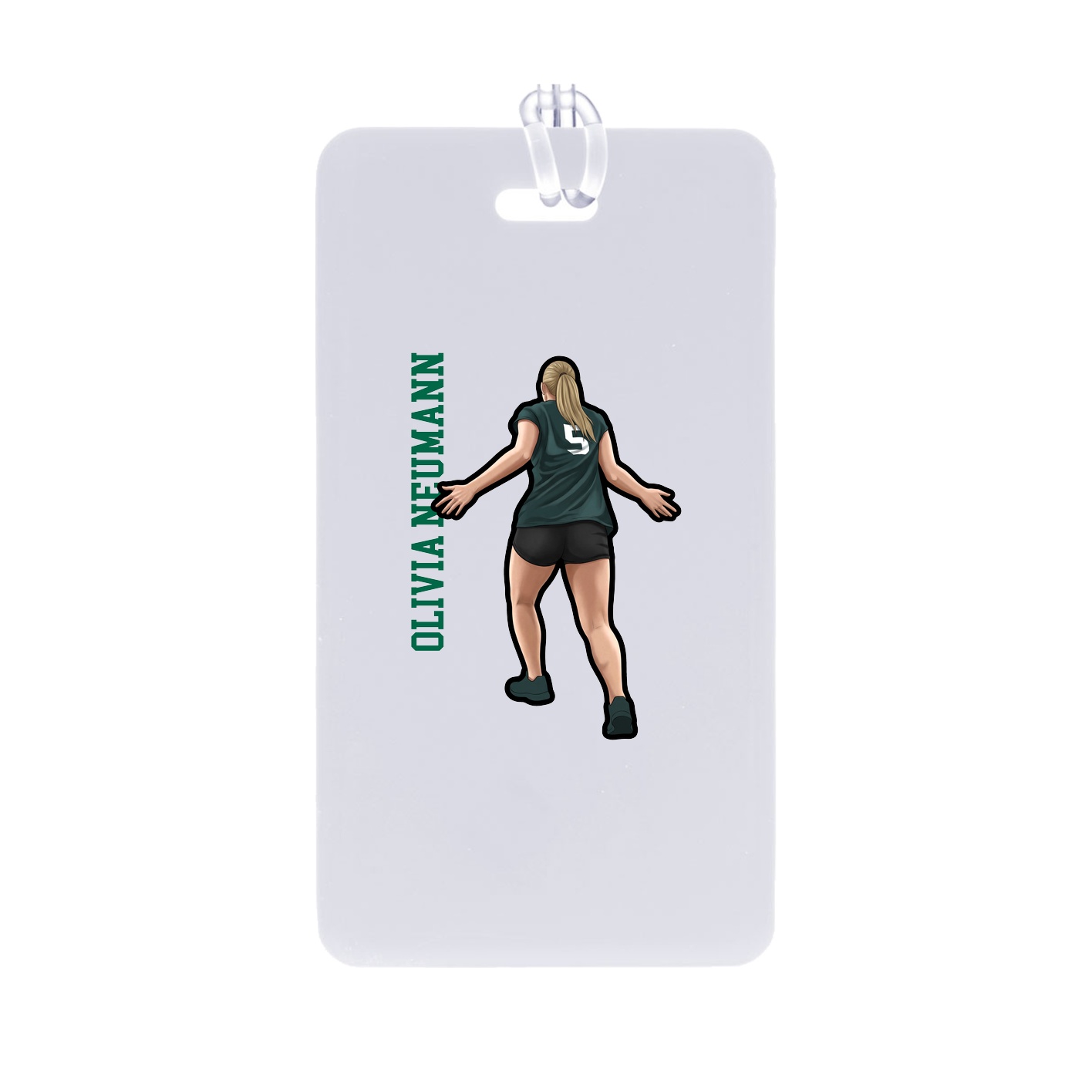 Bag Tag — Name Vertical in Classic