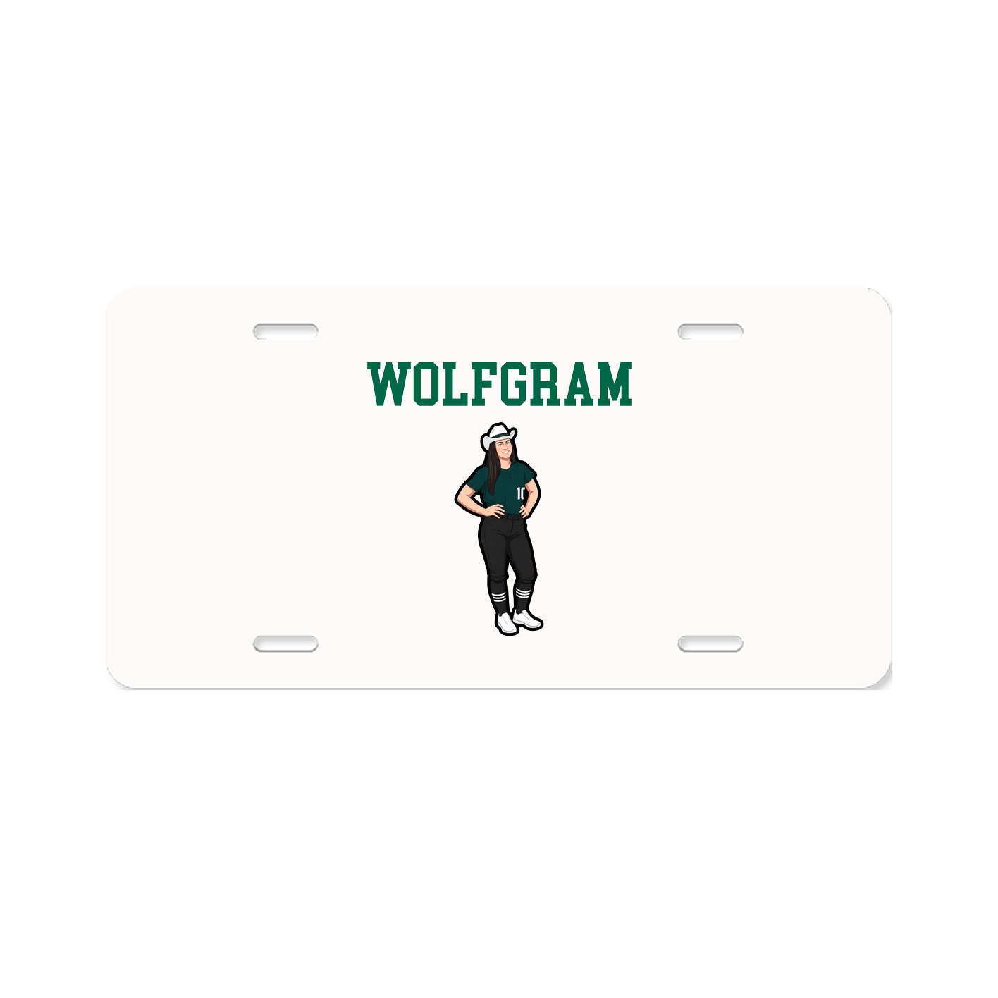 License Plate — Shirsey in Classic