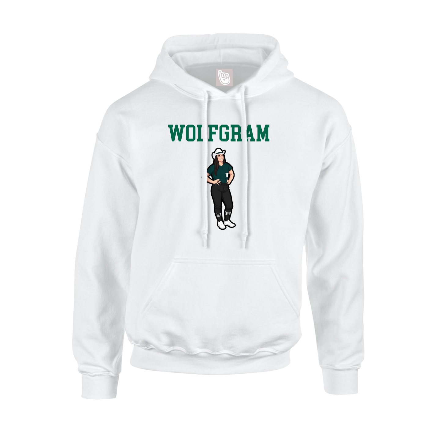 Youth Hoodie — Shirsey in White