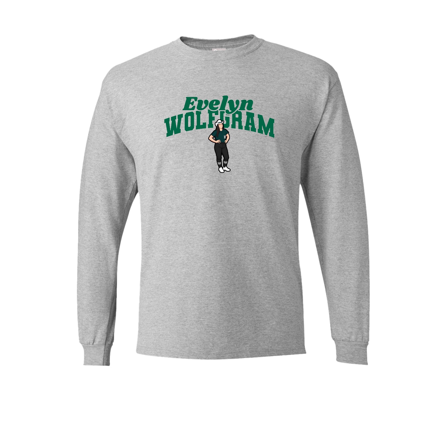 Long Sleeve Tee — Signature Arch in Grey