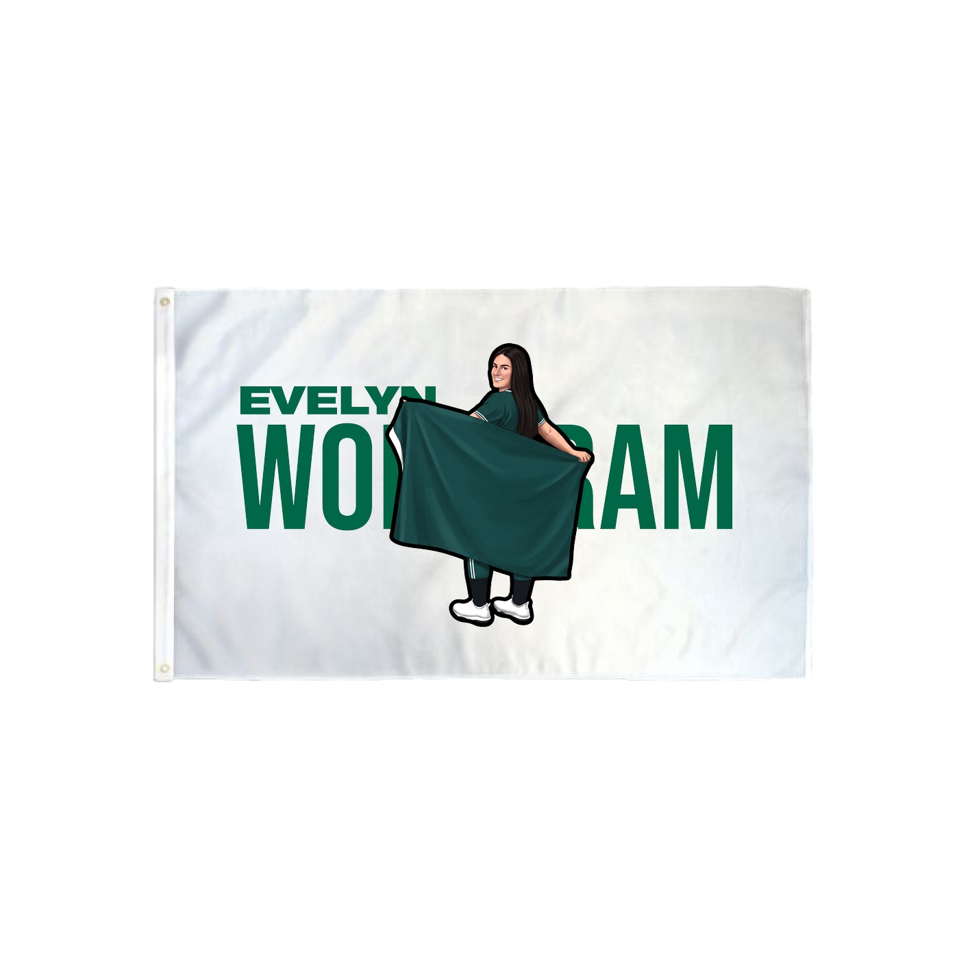 3x5 Flag — Player Name in Classic