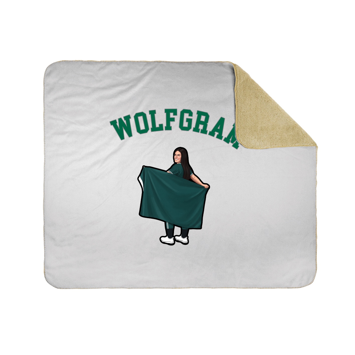 Throw Blanket — Shirsey Arch in White