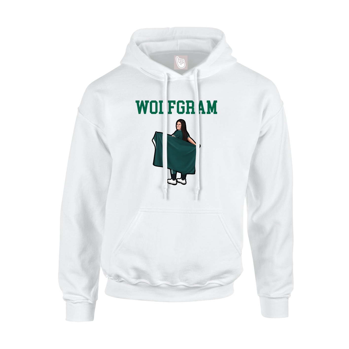 Hoodie — Shirsey in White