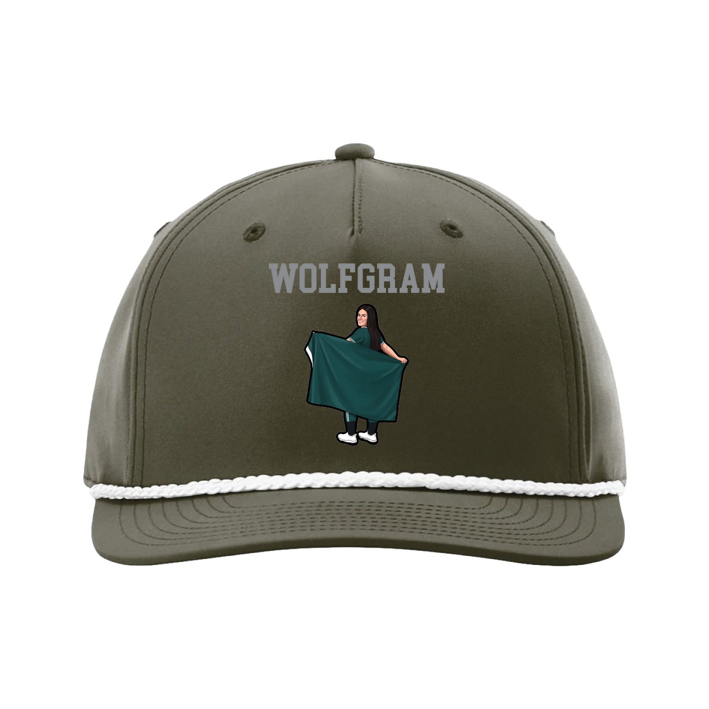 Five-Panel Classic Rope Cap — Shirsey in Green