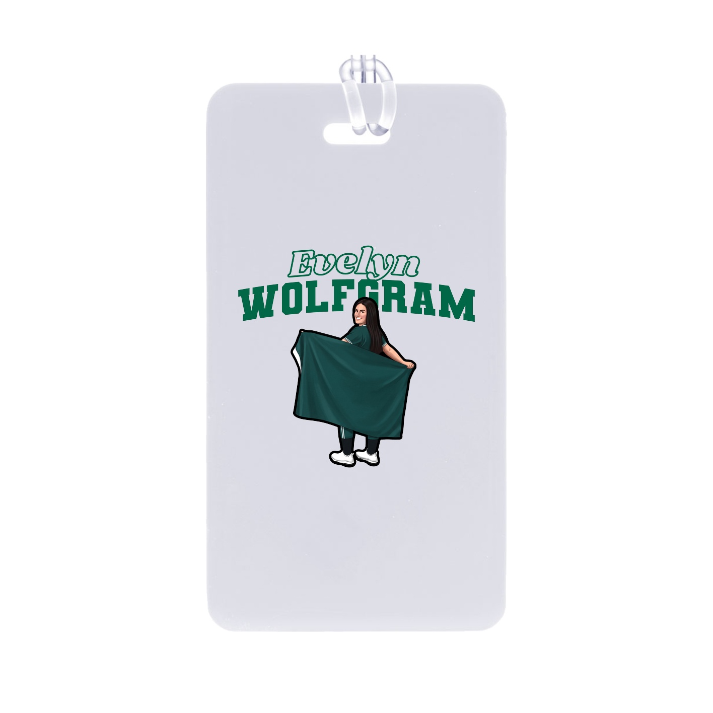 Bag Tag — Name Arch in Classic